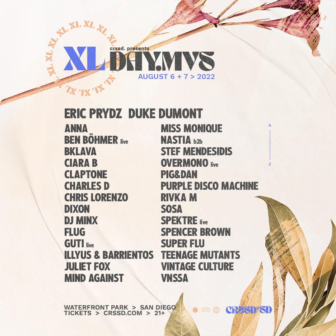 DAY.MVS XL in San Diego - August 6-7 - Electric Family