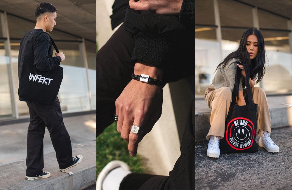 Electric Family x Infekt: Tote Bag + Bracelet - Electric Family