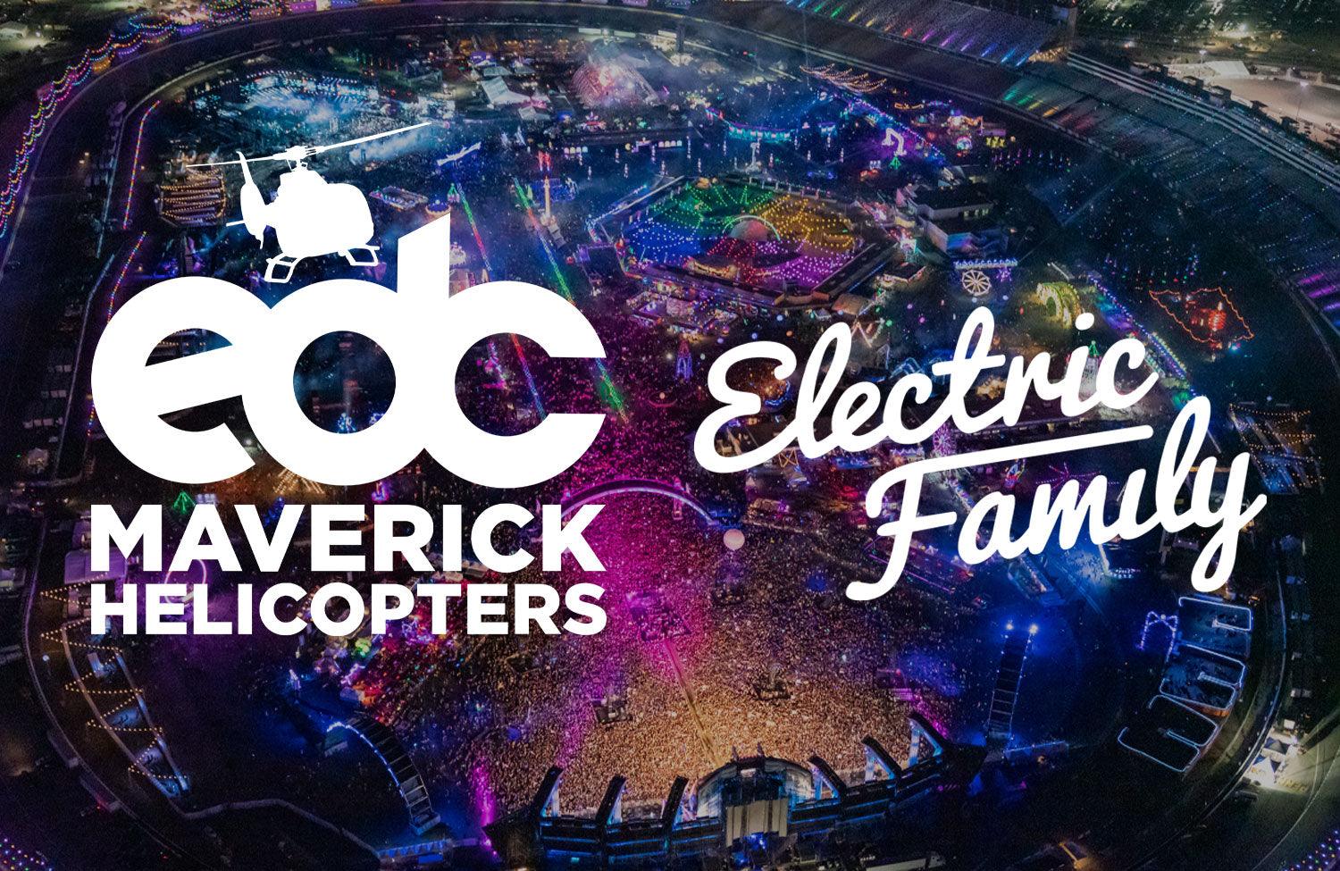 Helicopter Flight Over EDC Las Vegas Giveaway! - Electric Family