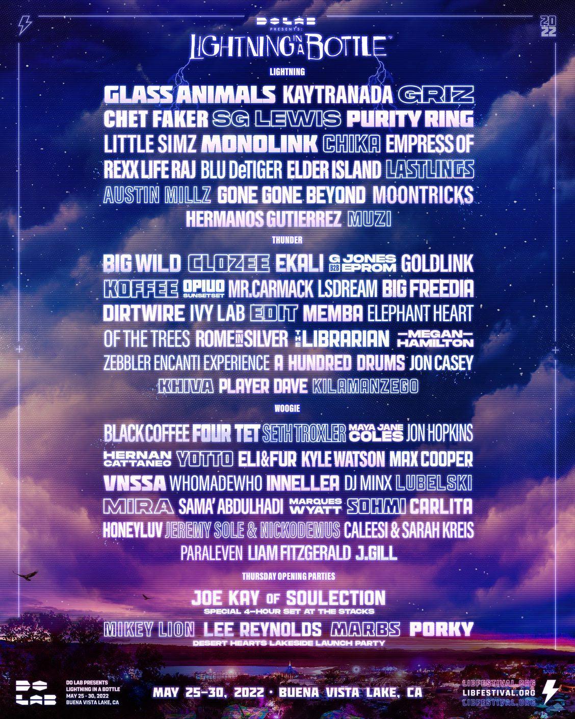 Lightning in a Bottle & Do LaB Announce Phase Two Lineup Featuring The Stacks, The Junkyard, and The Grand Artique Stages - Electric Family