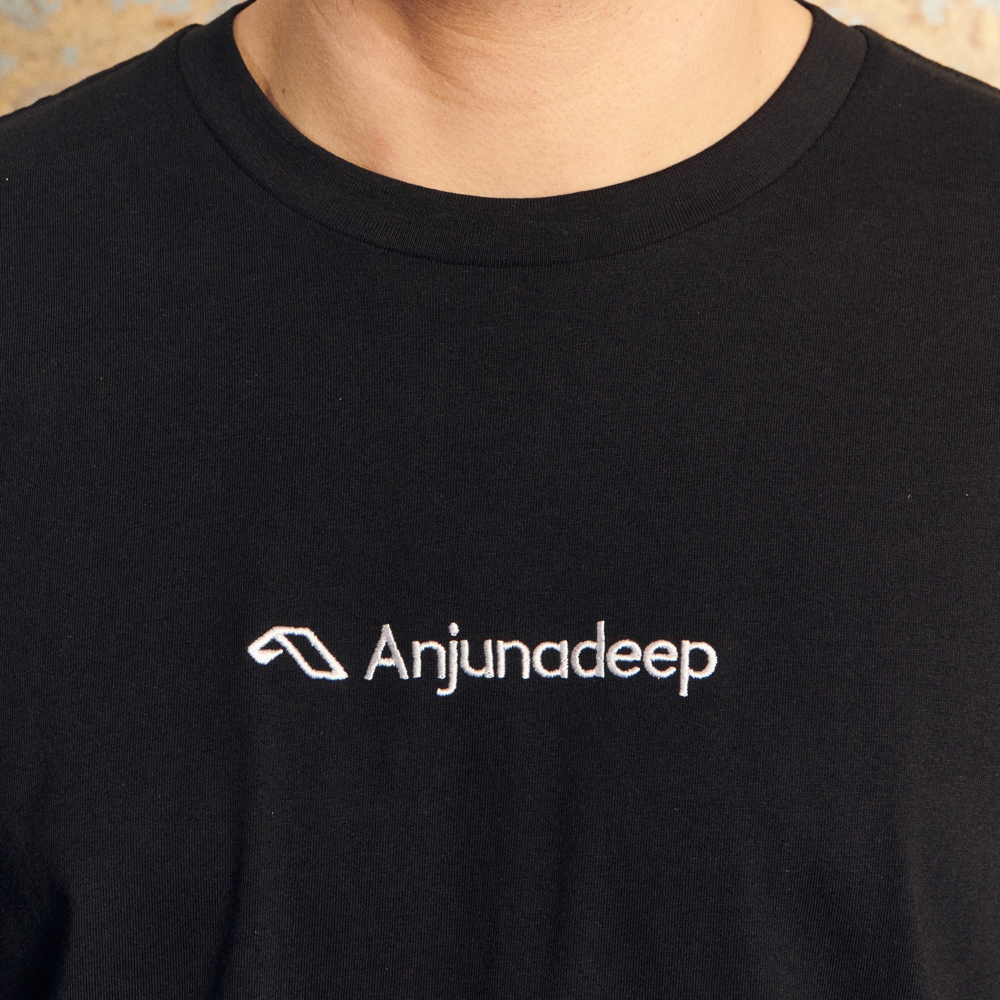 Anjunadeep Anjunadeep Type Logo Tee / Black Tee Anjunadeep Type Logo Tee / Black - S