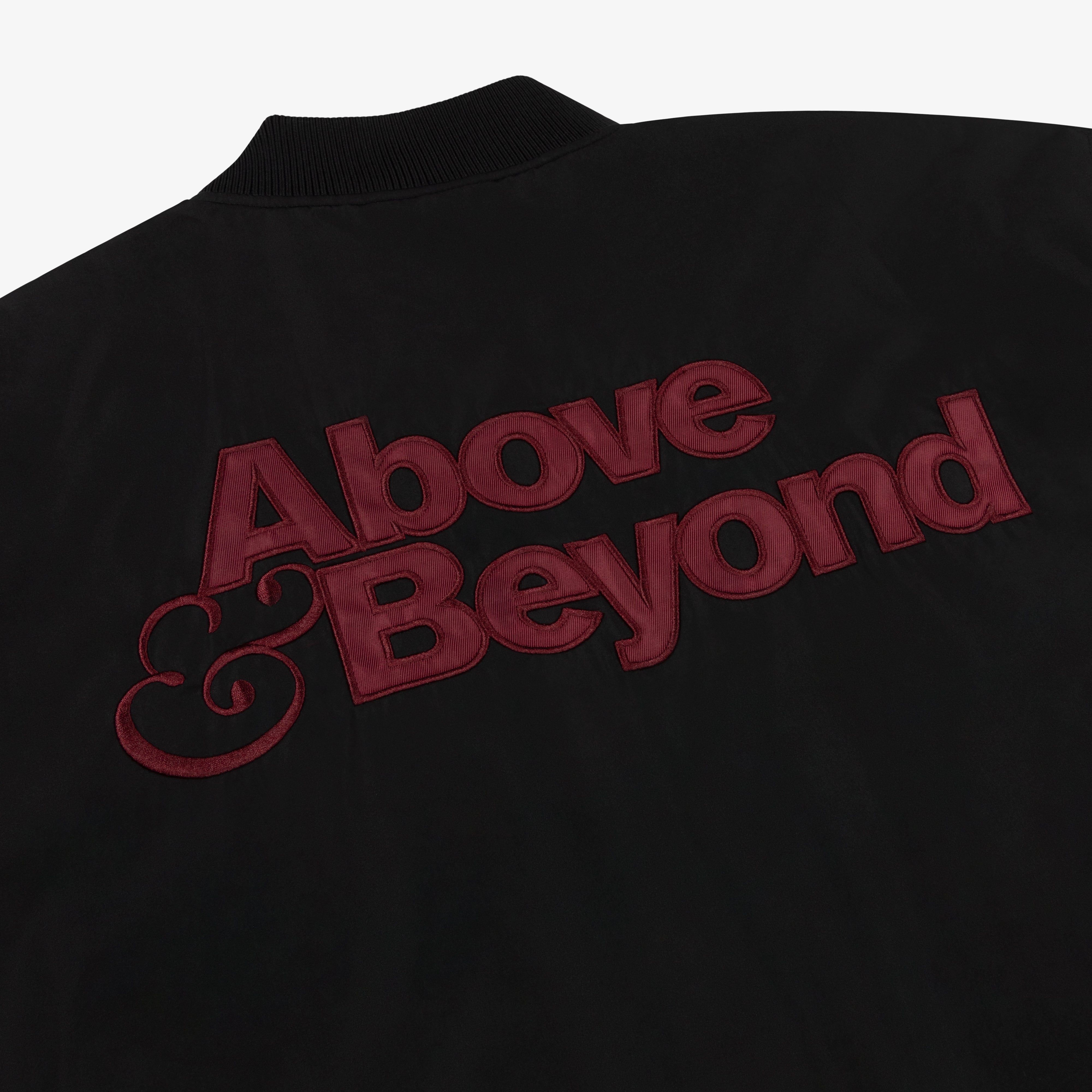 Above & Beyond Above & Beyond Bomber Jacket / Black & Maroon Bomber Jacket Above & Beyond Bomber Jacket / Black & Maroon - S