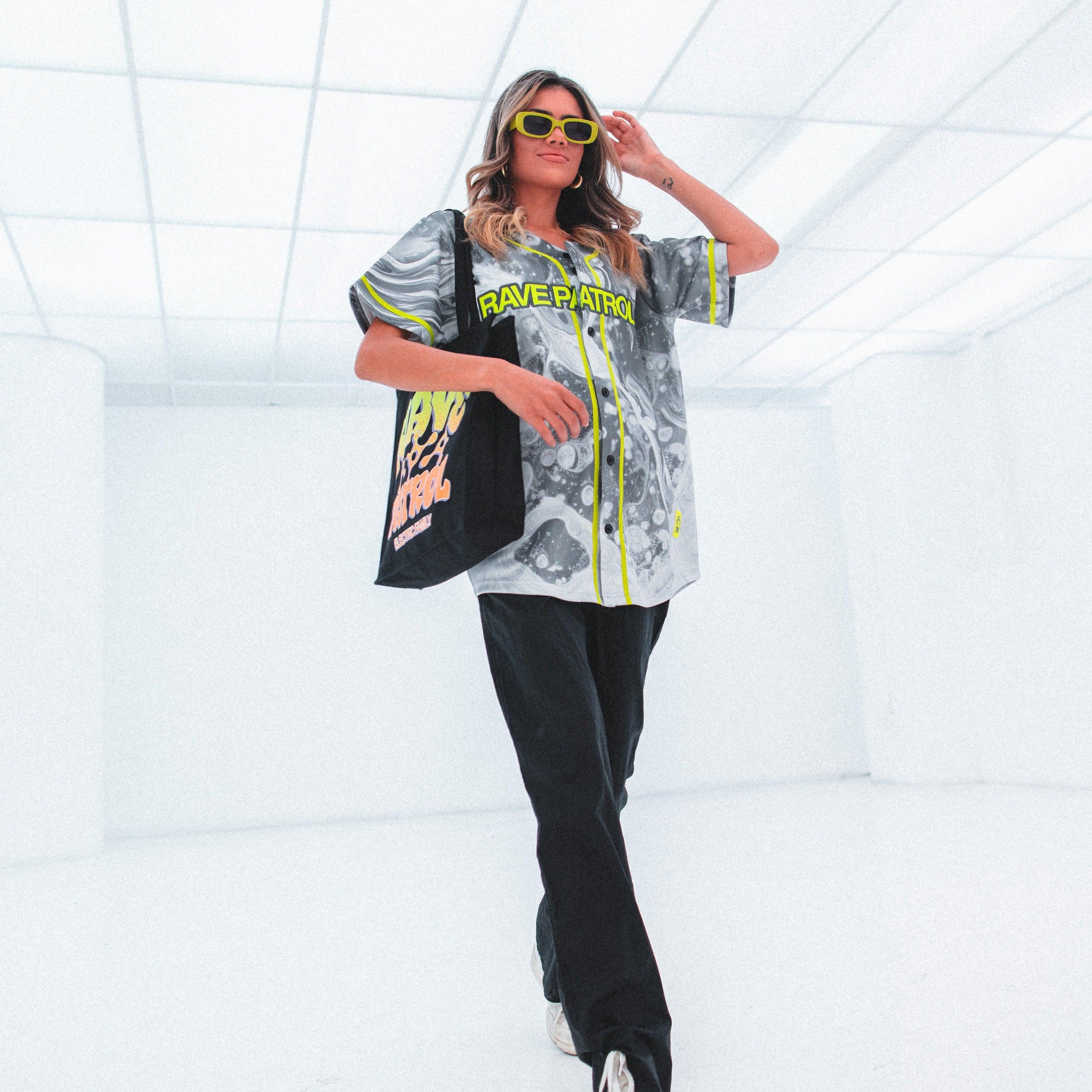 Electric Family Rave Patrol Jersey - Baseball Jersey Rave Patrol Jersey - S