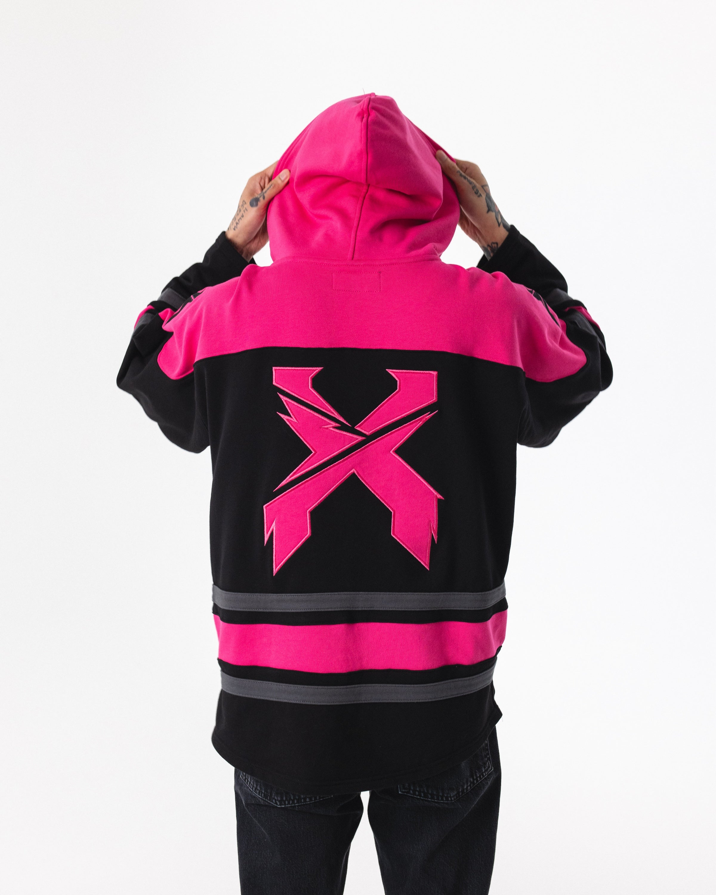 Lacer Hockey Hoodie - Pink - Excision