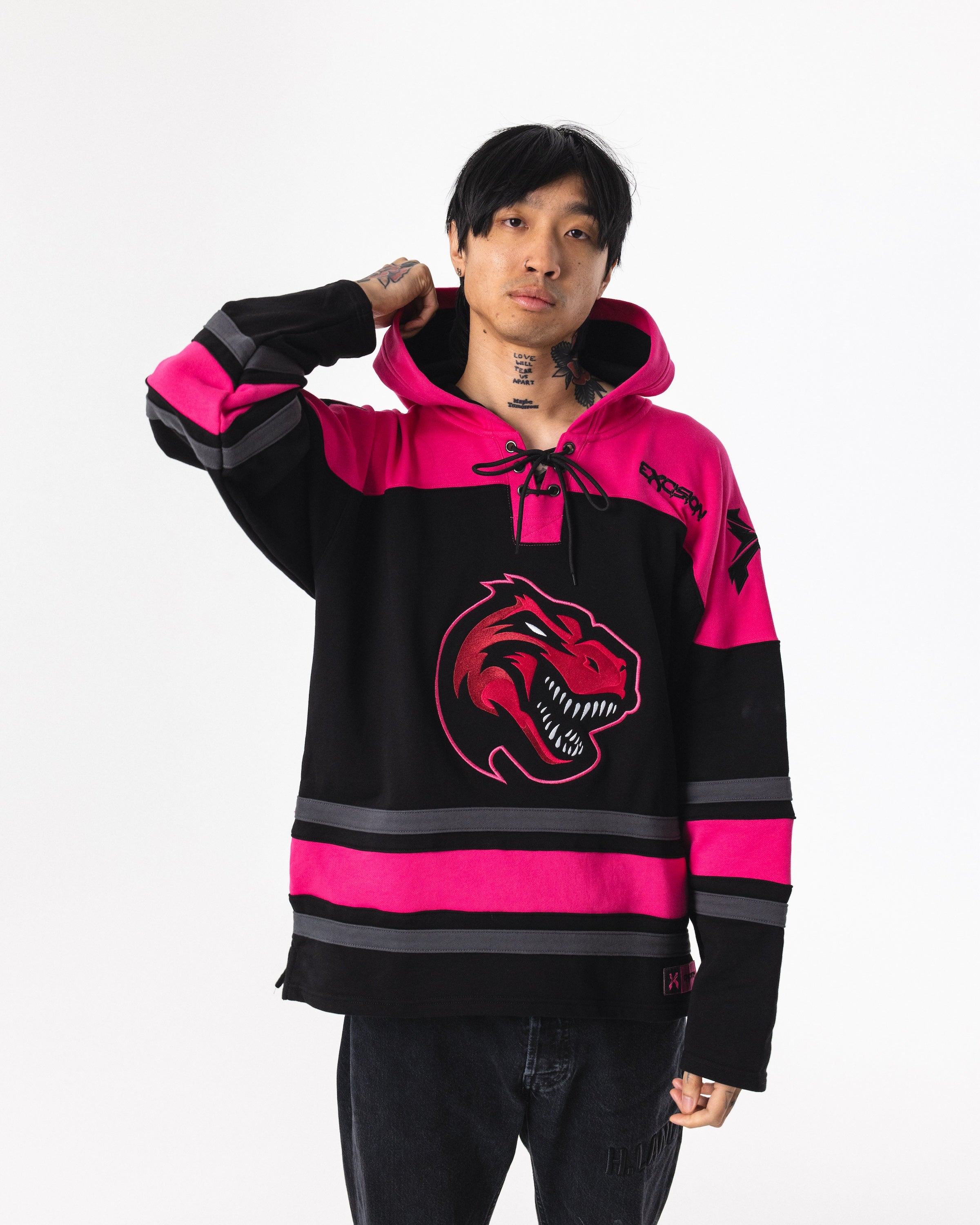 Lacer Hockey Hoodie - Pink - Excision