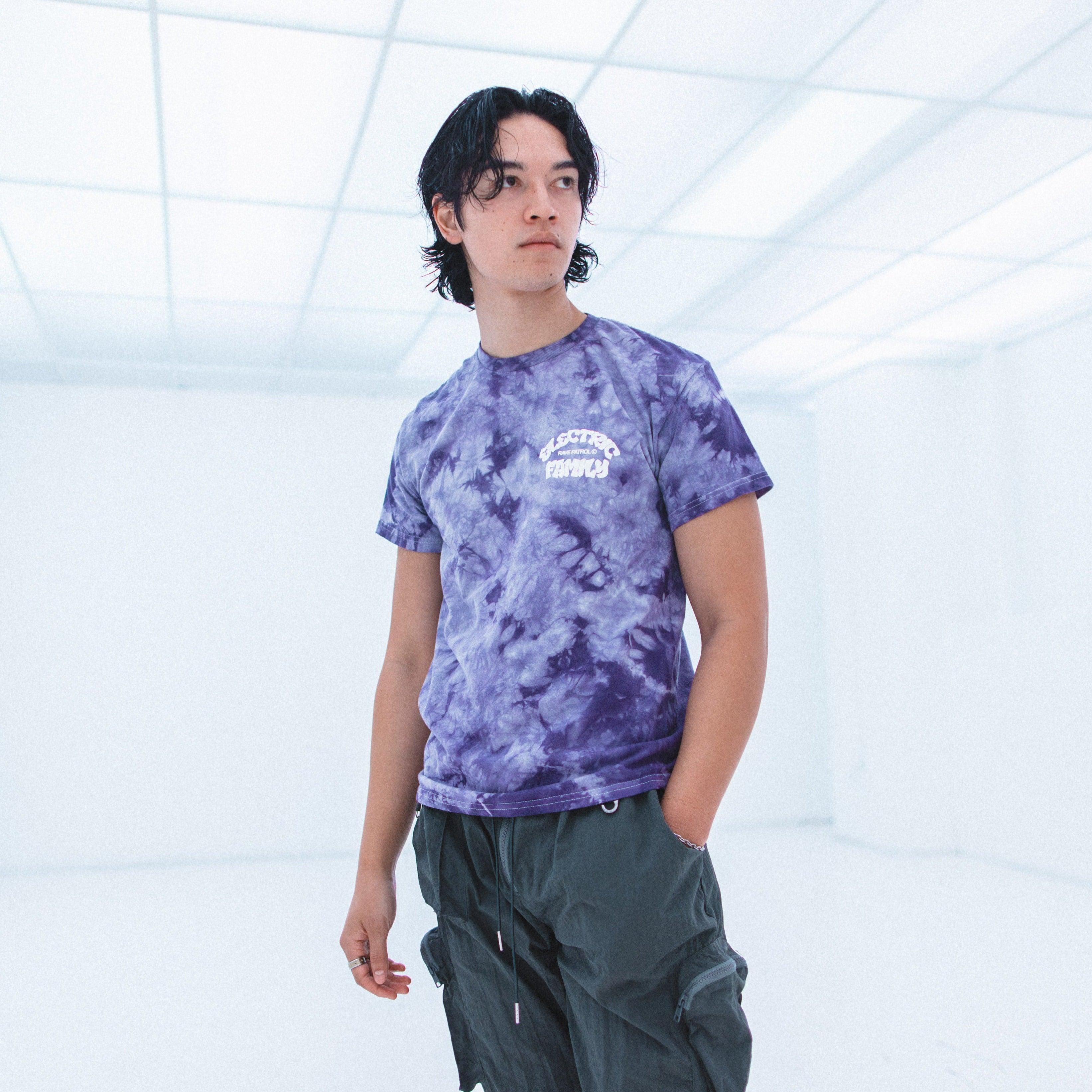 Electric Family Rave Patrol Tie Dye Tee - Tee Rave Patrol Tie Dye Tee - S