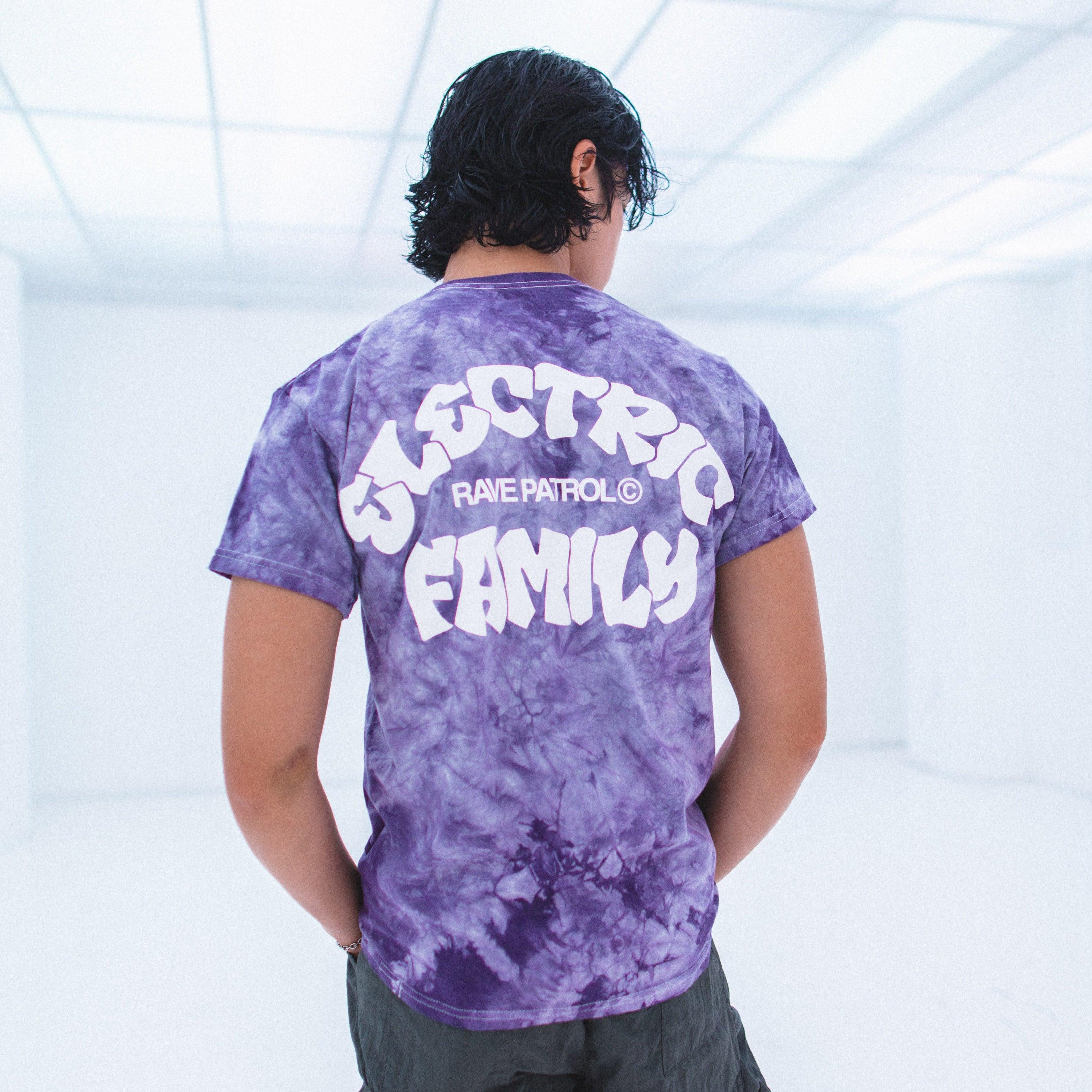 Electric Family Rave Patrol Tie Dye Tee - Tee Rave Patrol Tie Dye Tee - S