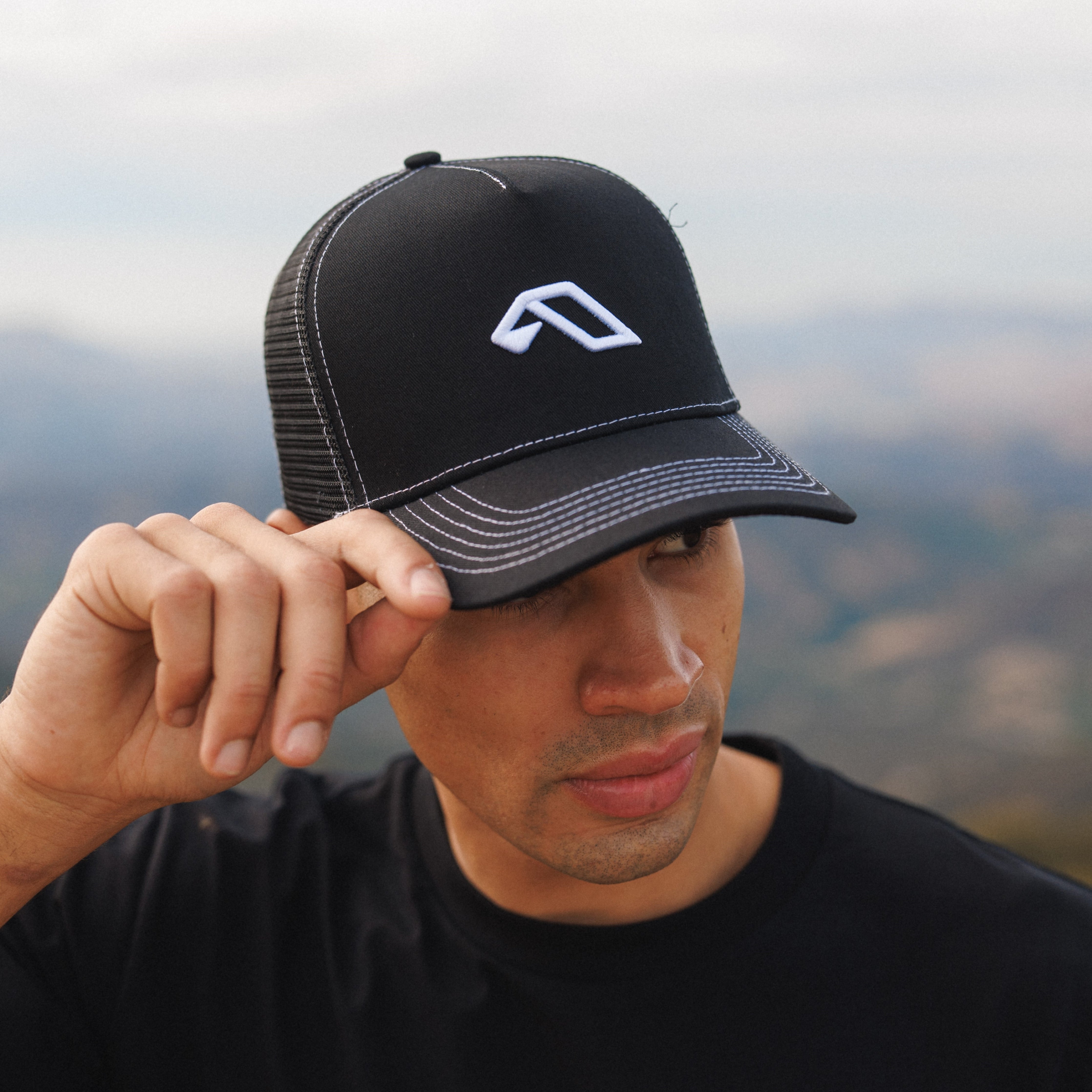 Anjuna Anjuna Trucker Hat / Black Trucker Hat Anjuna Trucker Hat / Black - Default Title