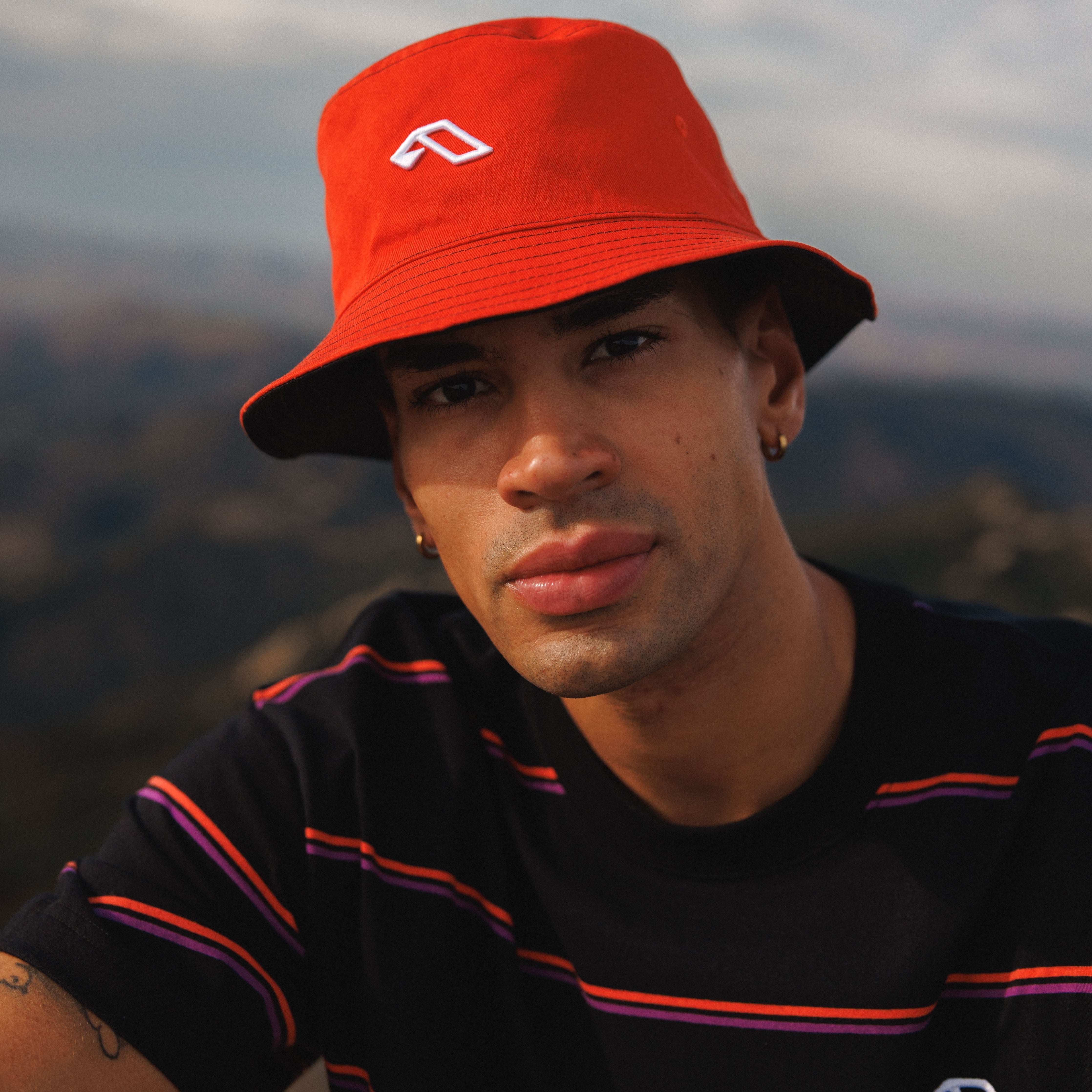 Anjuna Anjuna Reversible Bucket Hat / Orange & Black Bucket Hat Anjuna Reversible Bucket Hat / Orange & Black - Default Title