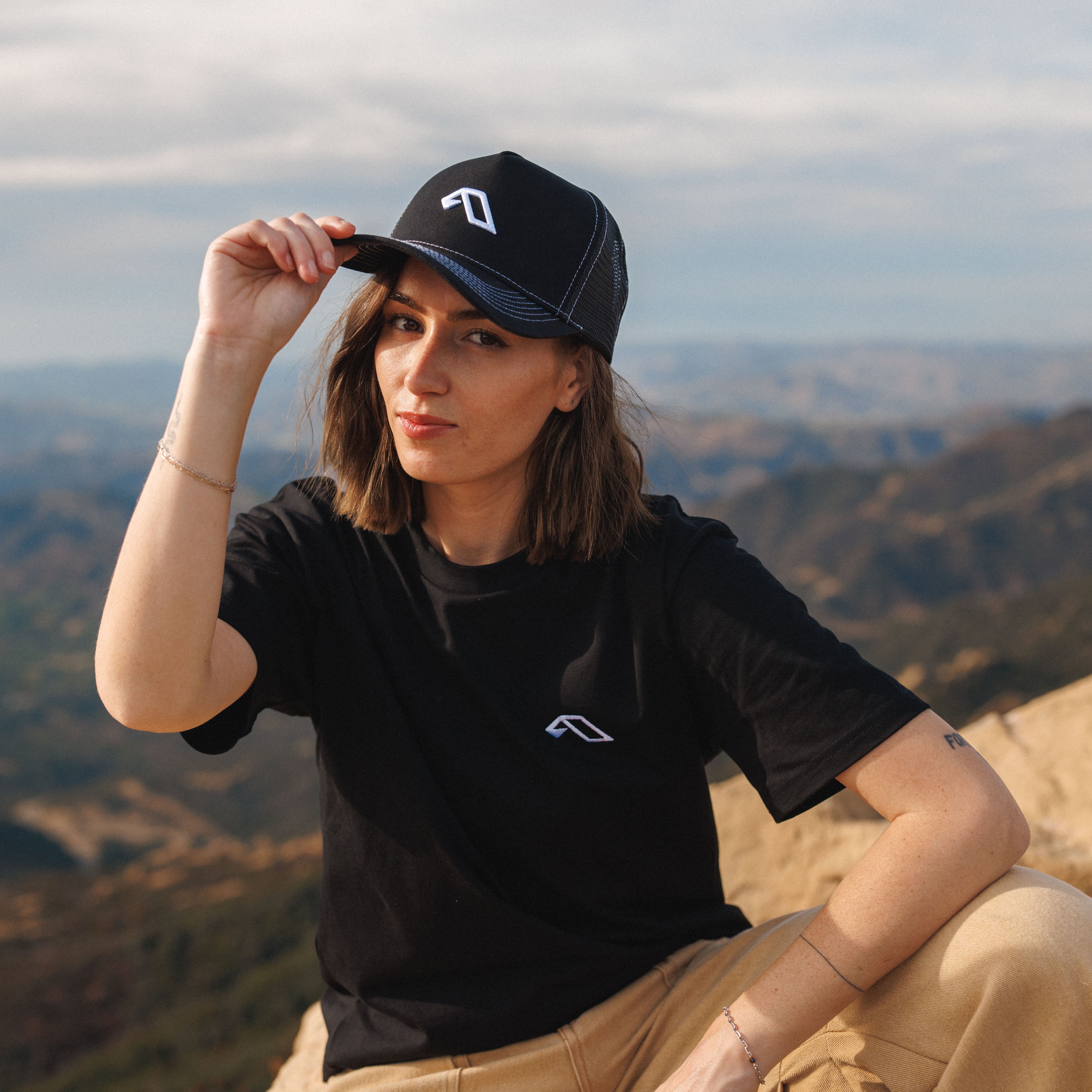 Anjuna Anjuna Trucker Hat / Black Trucker Hat Anjuna Trucker Hat / Black - Default Title