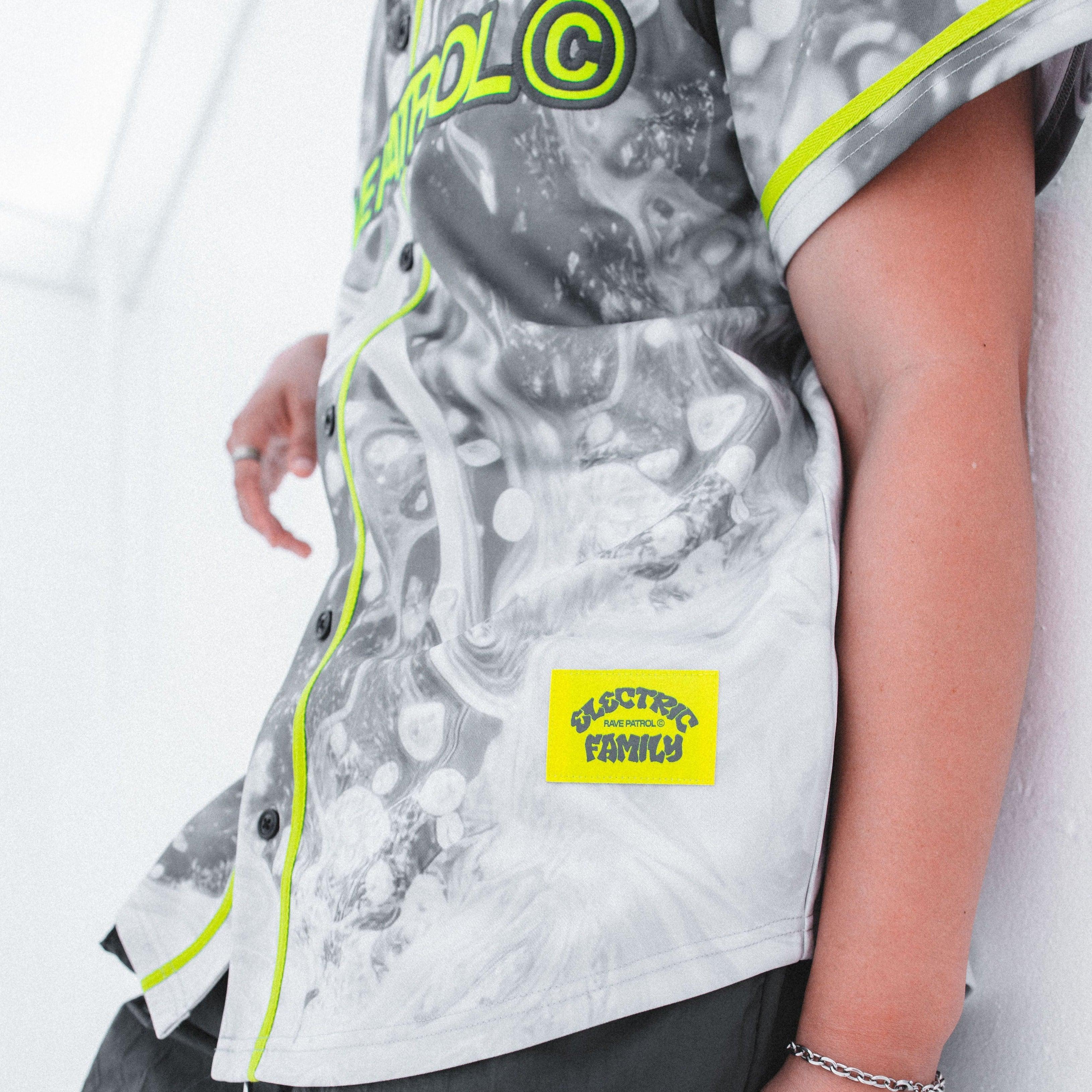 Electric Family Rave Patrol Jersey - Baseball Jersey Rave Patrol Jersey - S