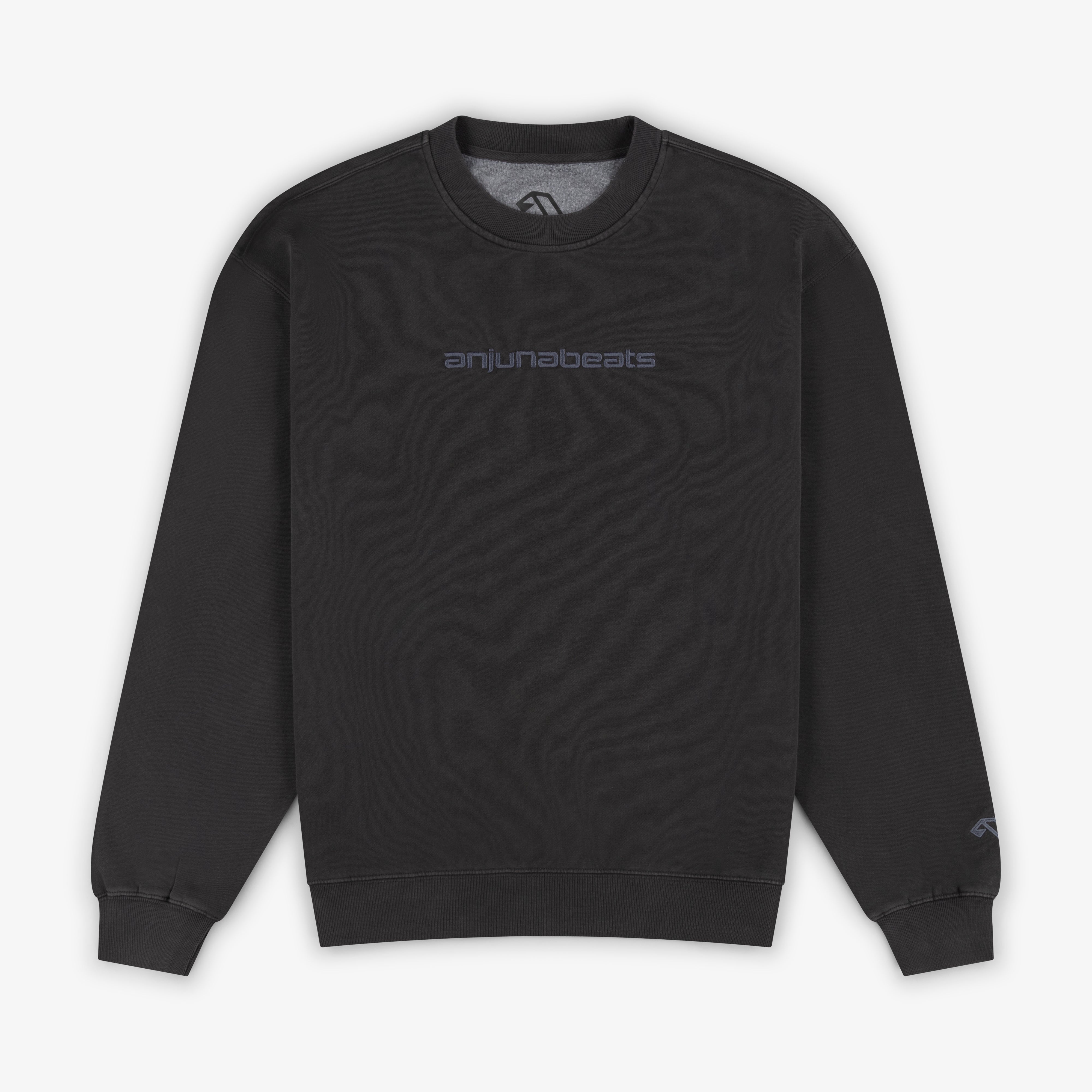 Anjunabeats Anjunabeats Heritage Sweatshirt / Faded Black Crewneck Sweater Anjunabeats Heritage Sweatshirt / Faded Black - S