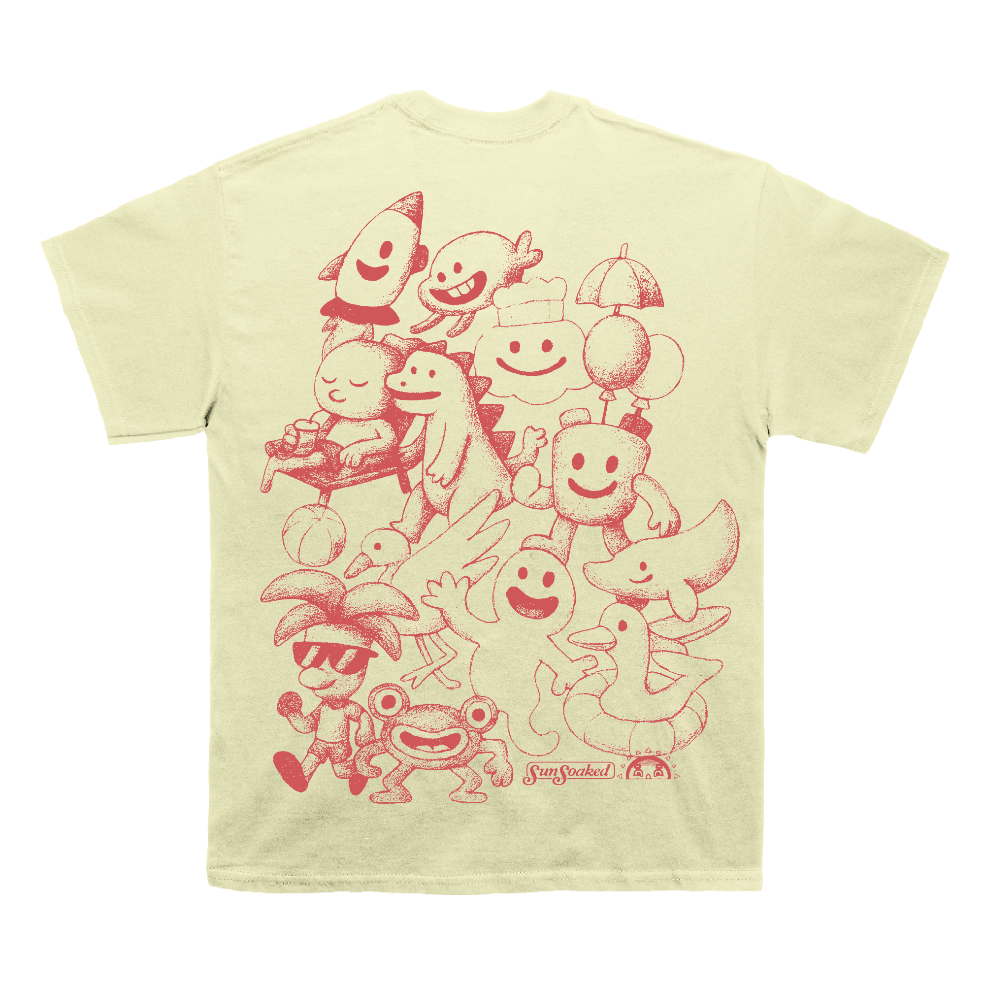 Sunsoaked Character Sketch Tee - Yellow