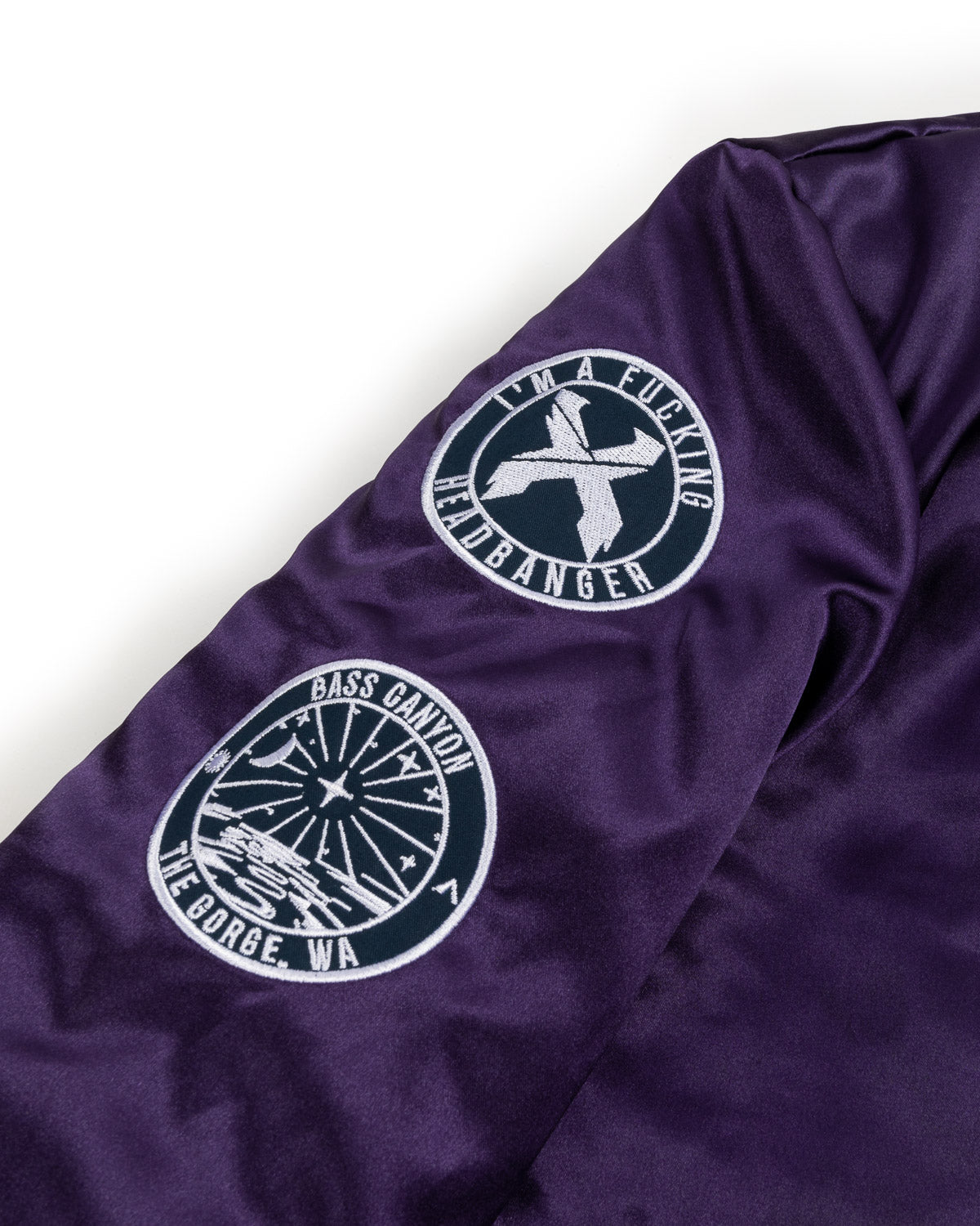 Bass Canyon Flight Jacket (Purple) - Excision