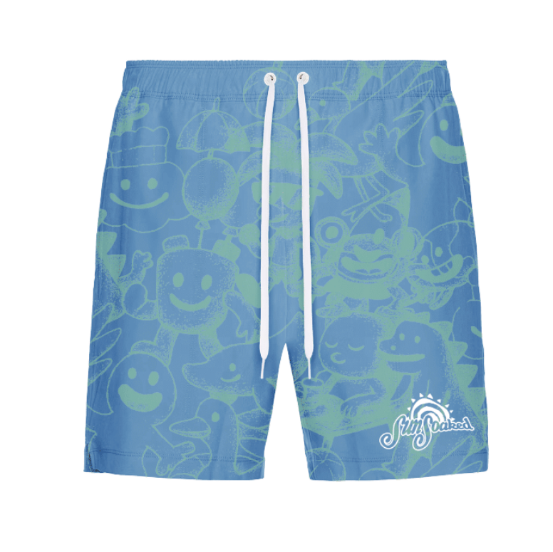 Sunsoaked Board Short Blue