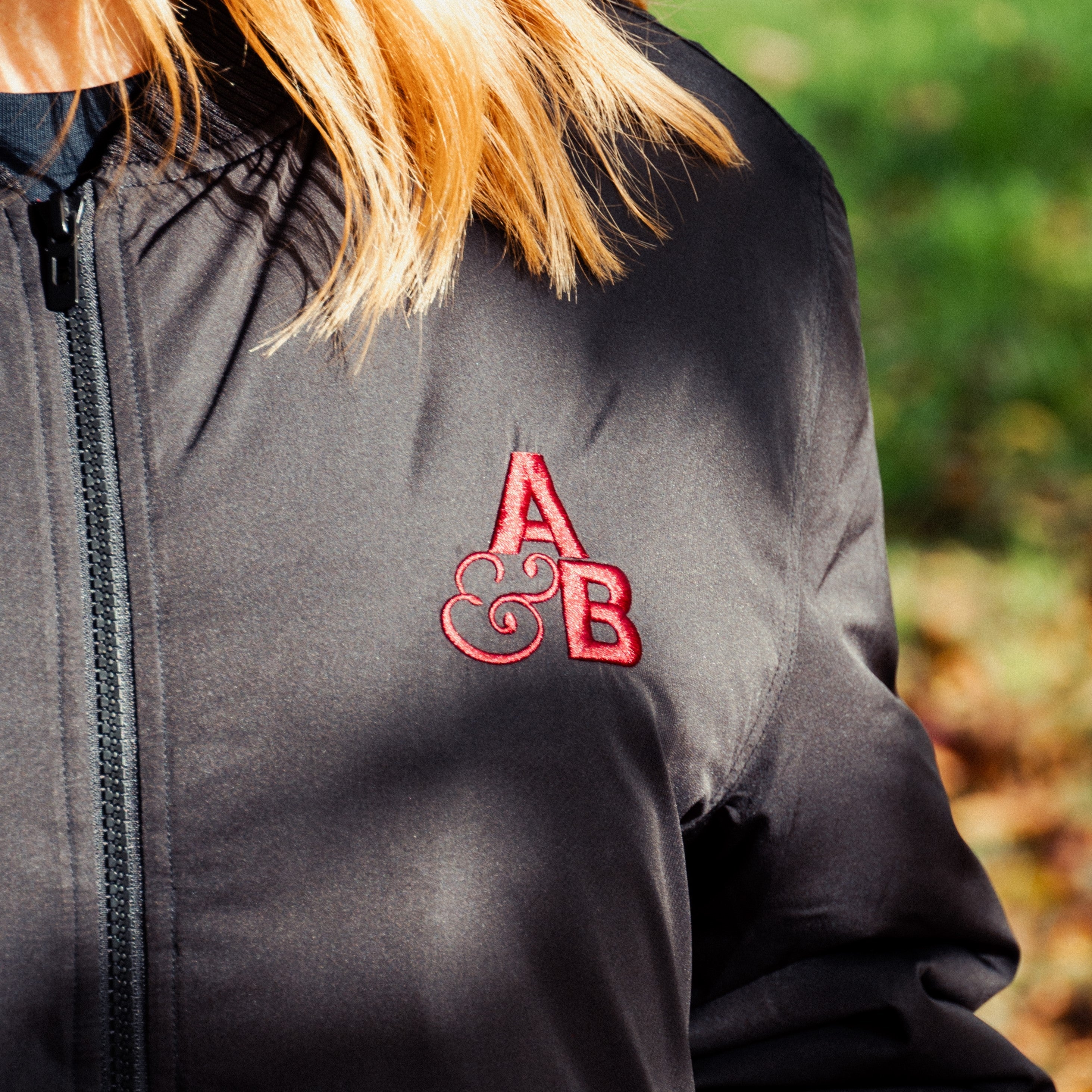 Above & Beyond Above & Beyond Bomber Jacket / Black & Maroon Bomber Jacket Above & Beyond Bomber Jacket / Black & Maroon - S