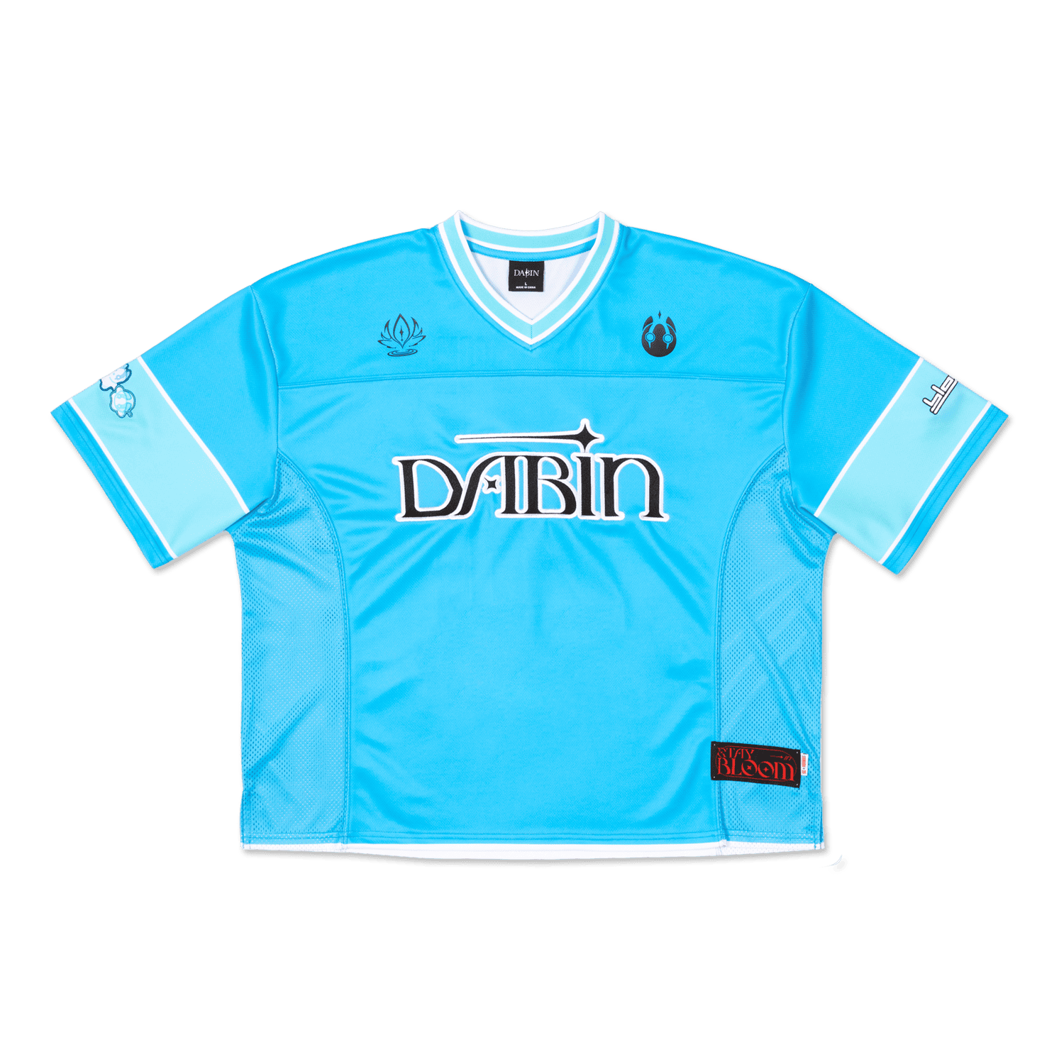Dabin - Stay in Bloom Embroidered Blue Sports Jersey