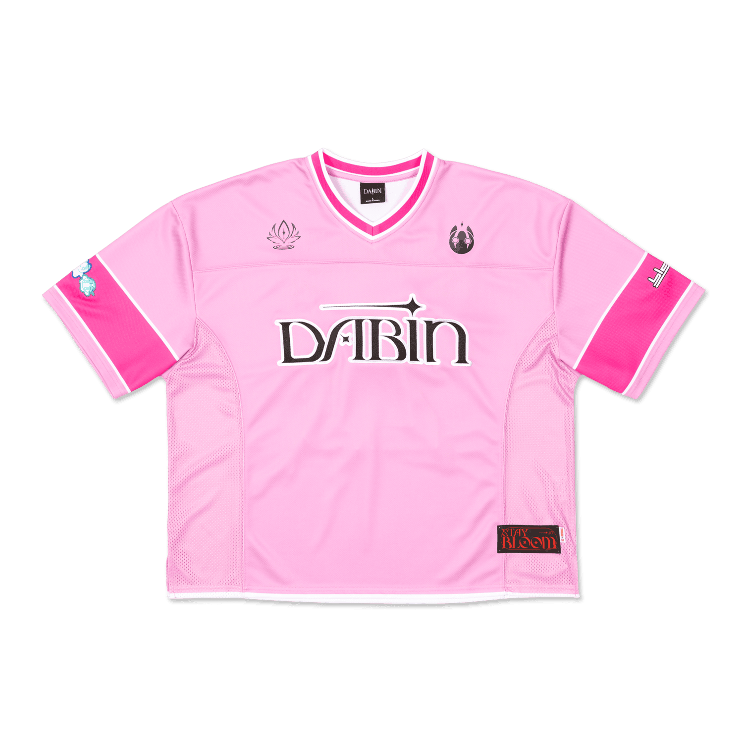 Dabin - Stay in Bloom Embroidered Pink Sports Jersey