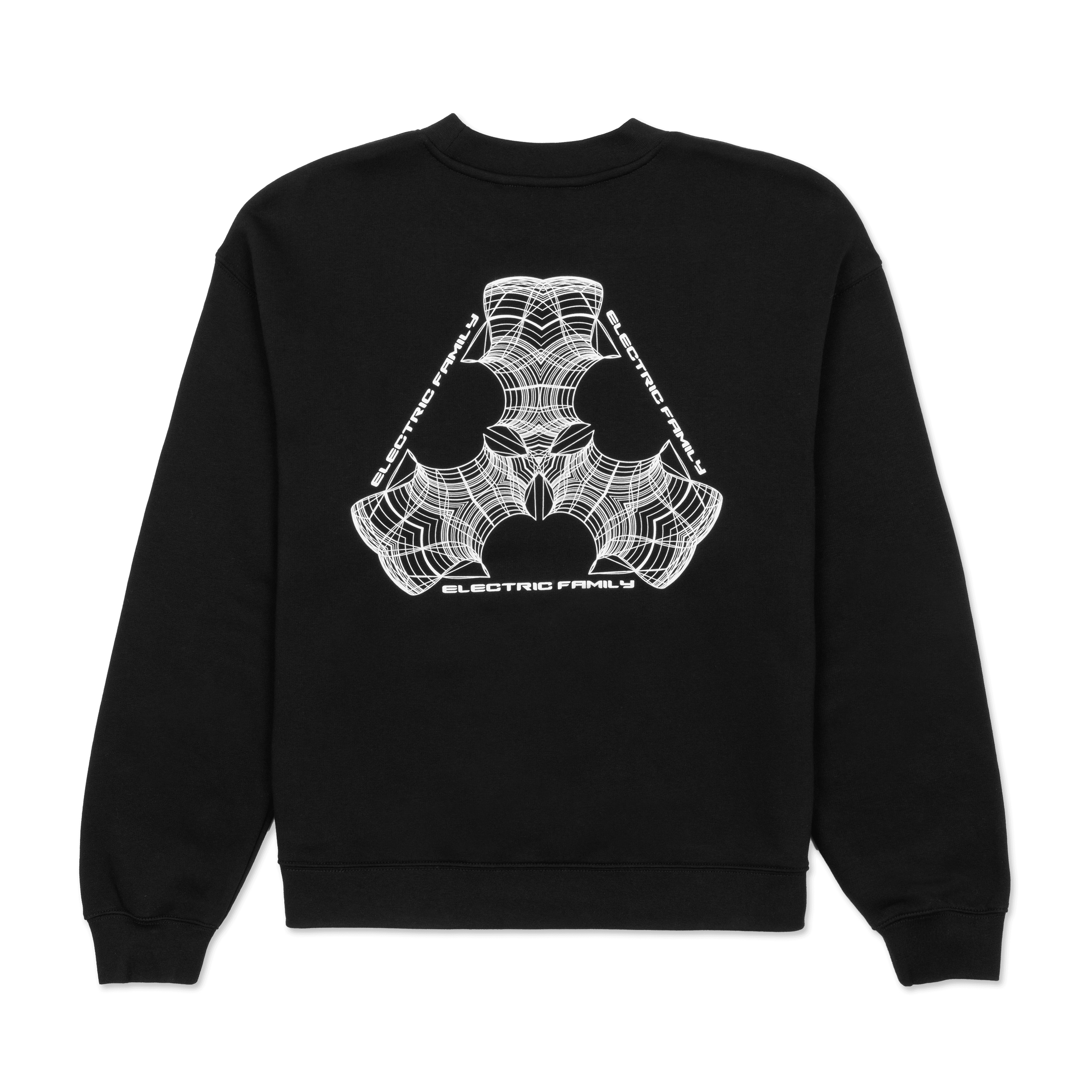 Electric Family EF Black Crewneck - Crewneck Sweater EF Black Crewneck - S
