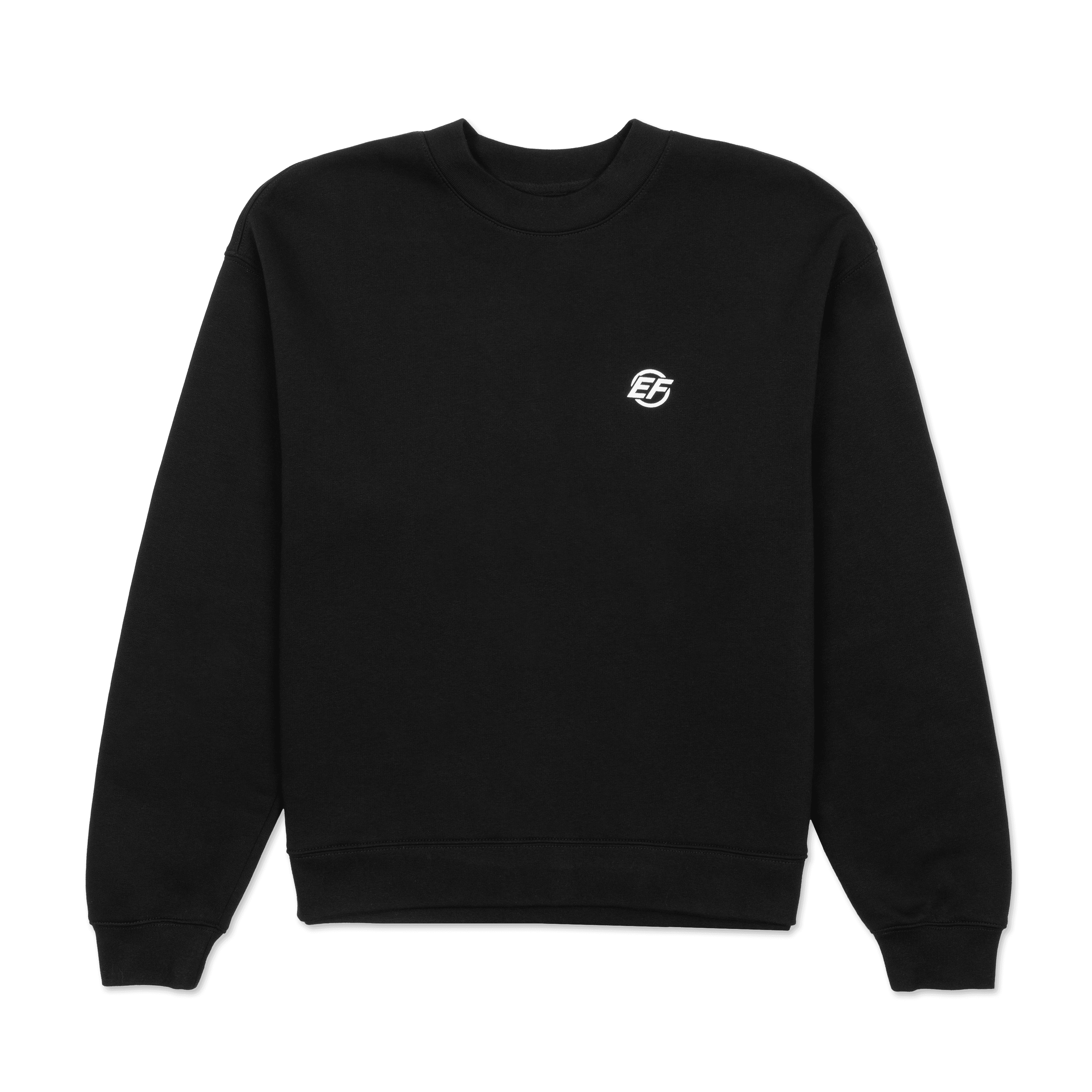 Electric Family EF Black Crewneck - Crewneck Sweater EF Black Crewneck - S
