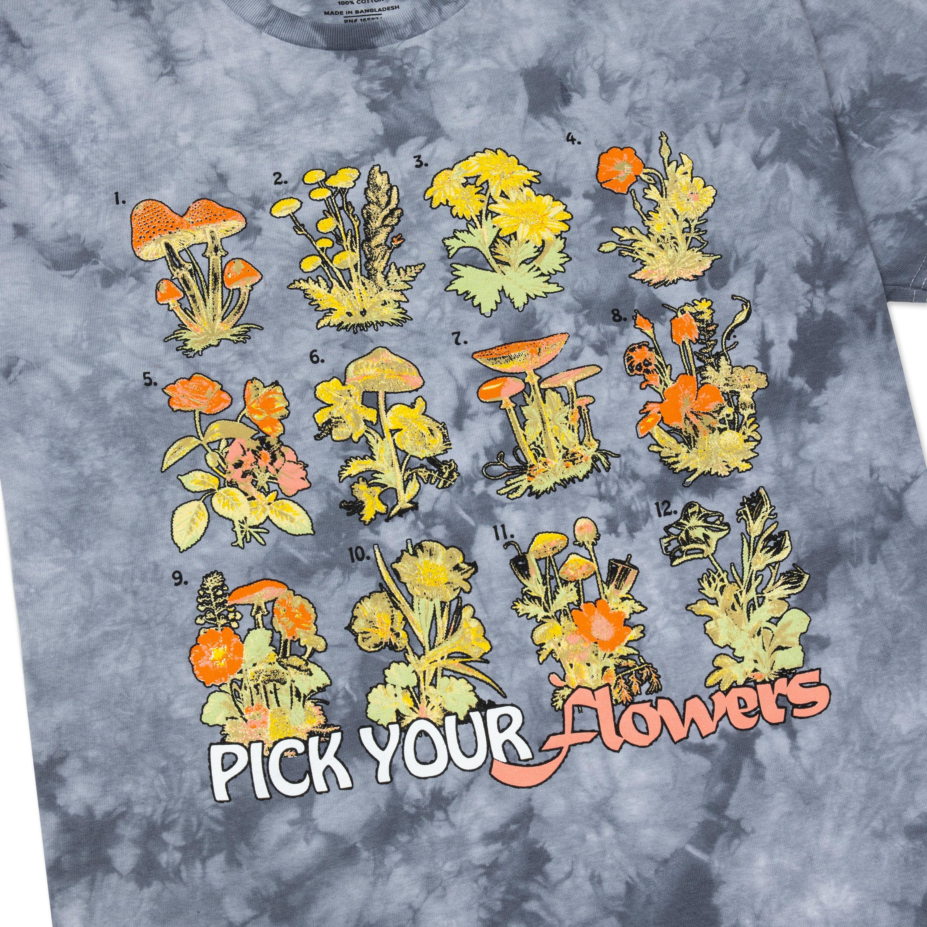 Electric Family Electric Family "Pick Your Flowers" Tee - Tee Electric Family "Pick Your Flowers" Tee - S