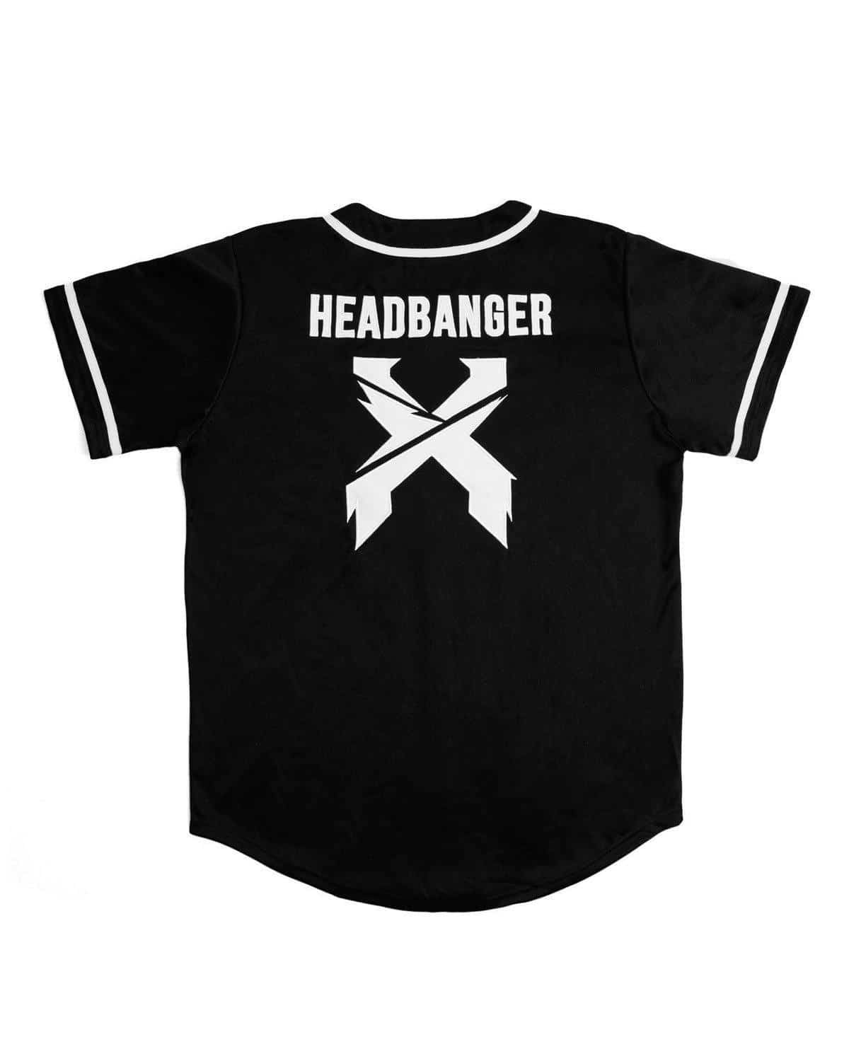 Excision Baseball Jersey (Black/White) - Excision