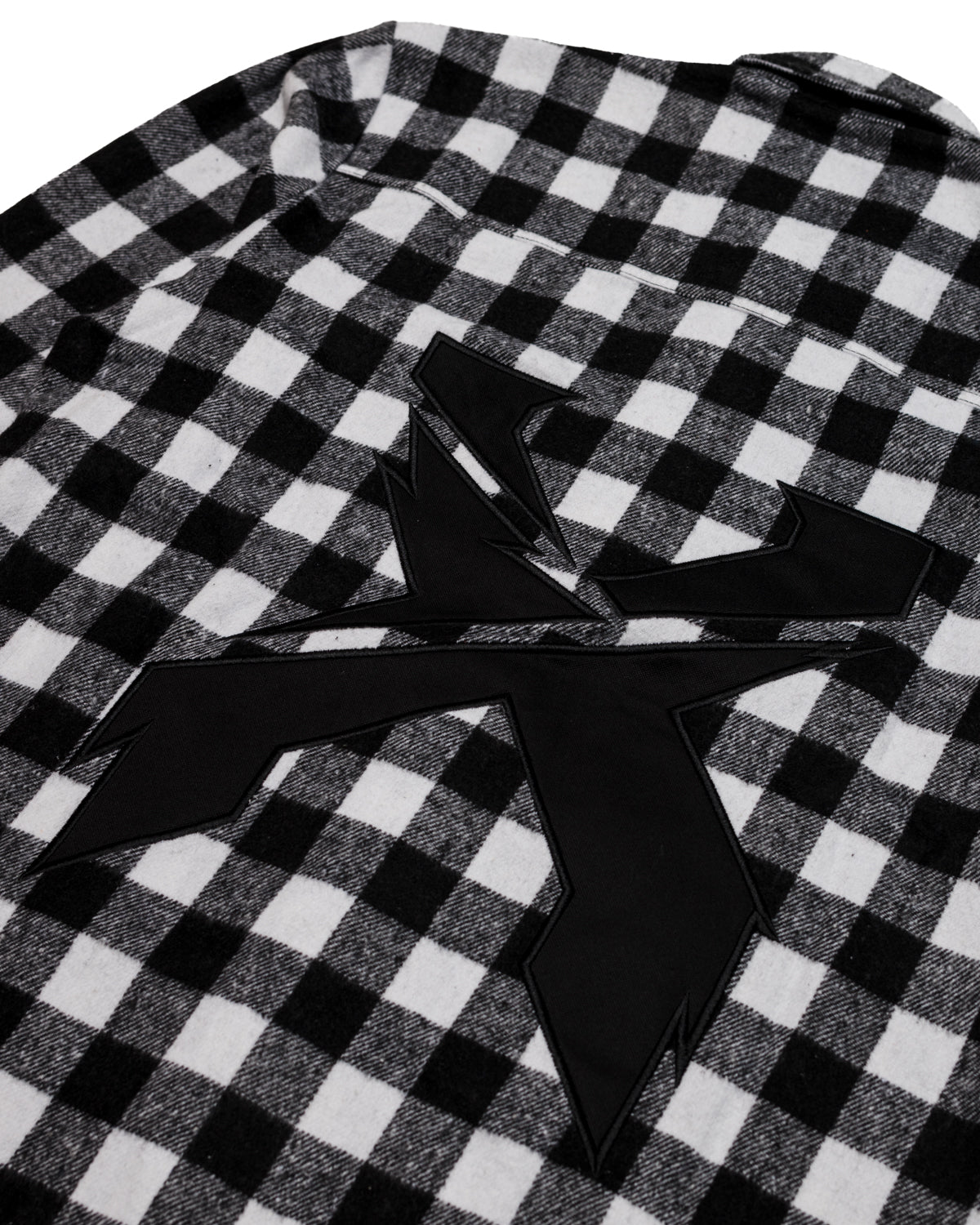 Excision Embroidered Flannel (Black/White) - Excision