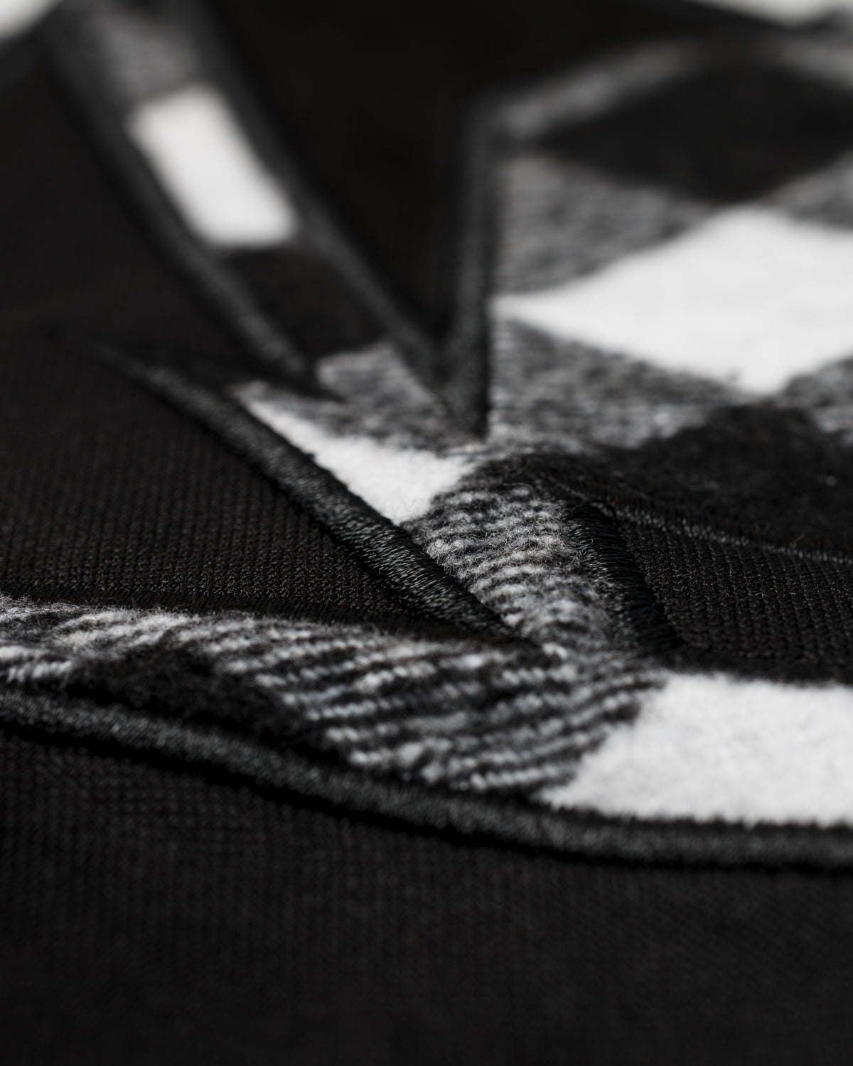 Excision Embroidered Flannel (Black/White) - Excision