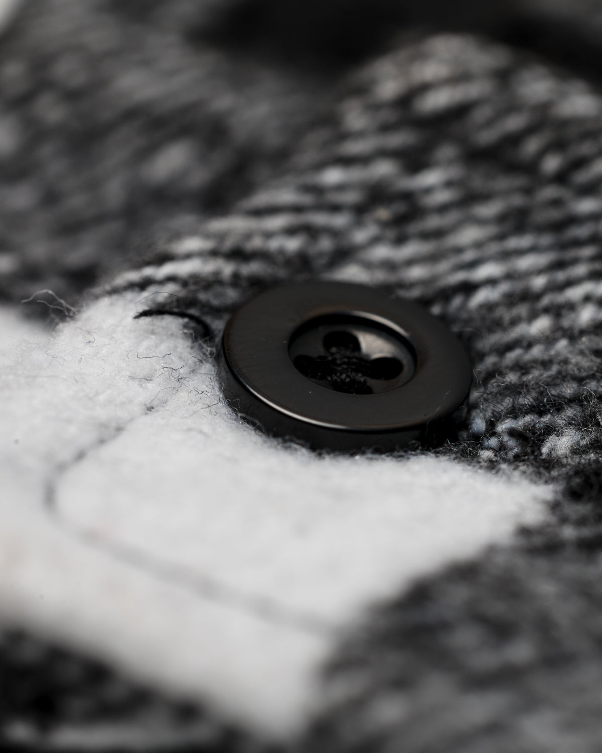 Excision Embroidered Flannel (Black/White) - Excision