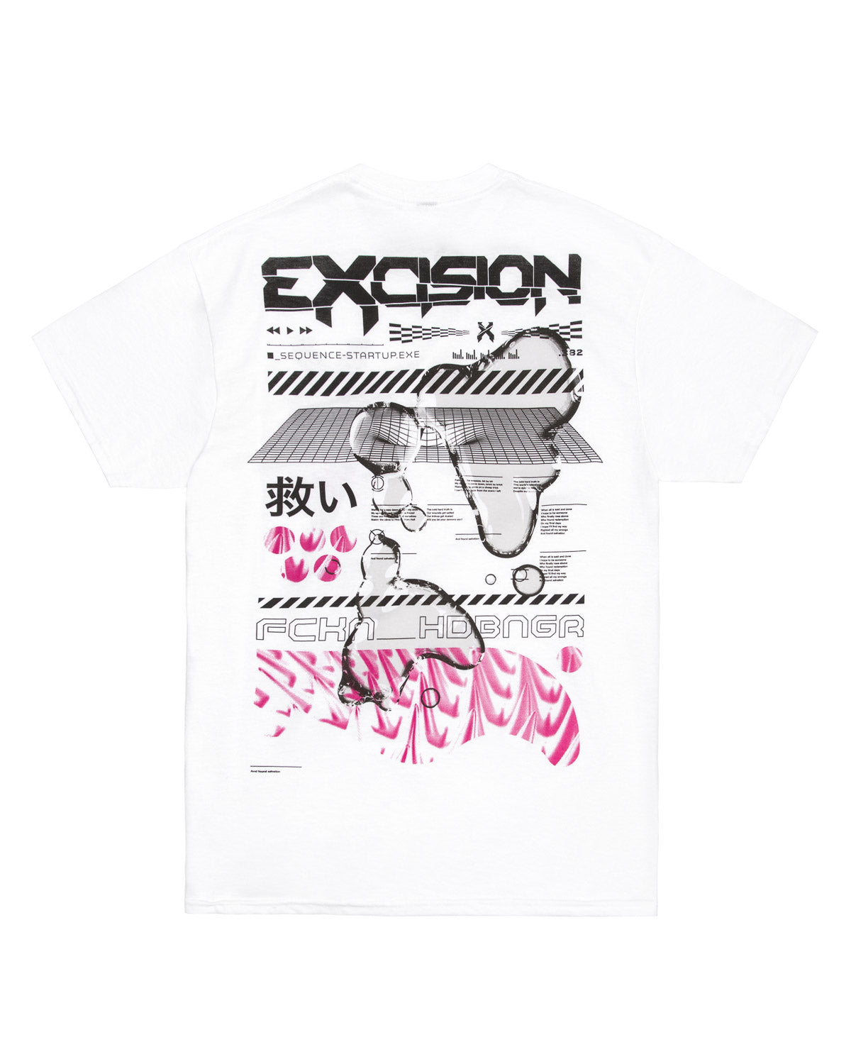 Headbanger 2.0 Tee (White) - Excision