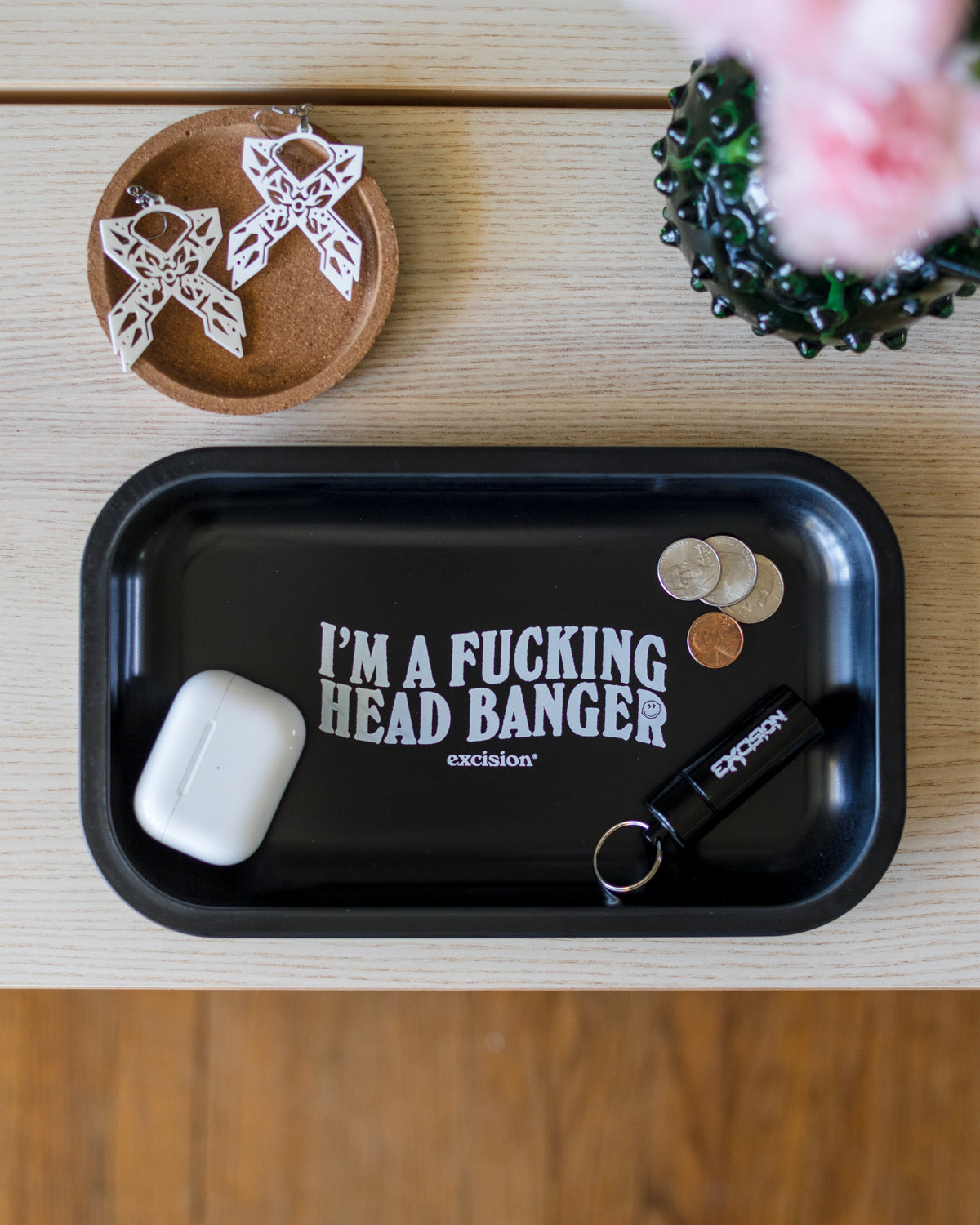 Headbanger Accessory Tray (Black/White) - Excision