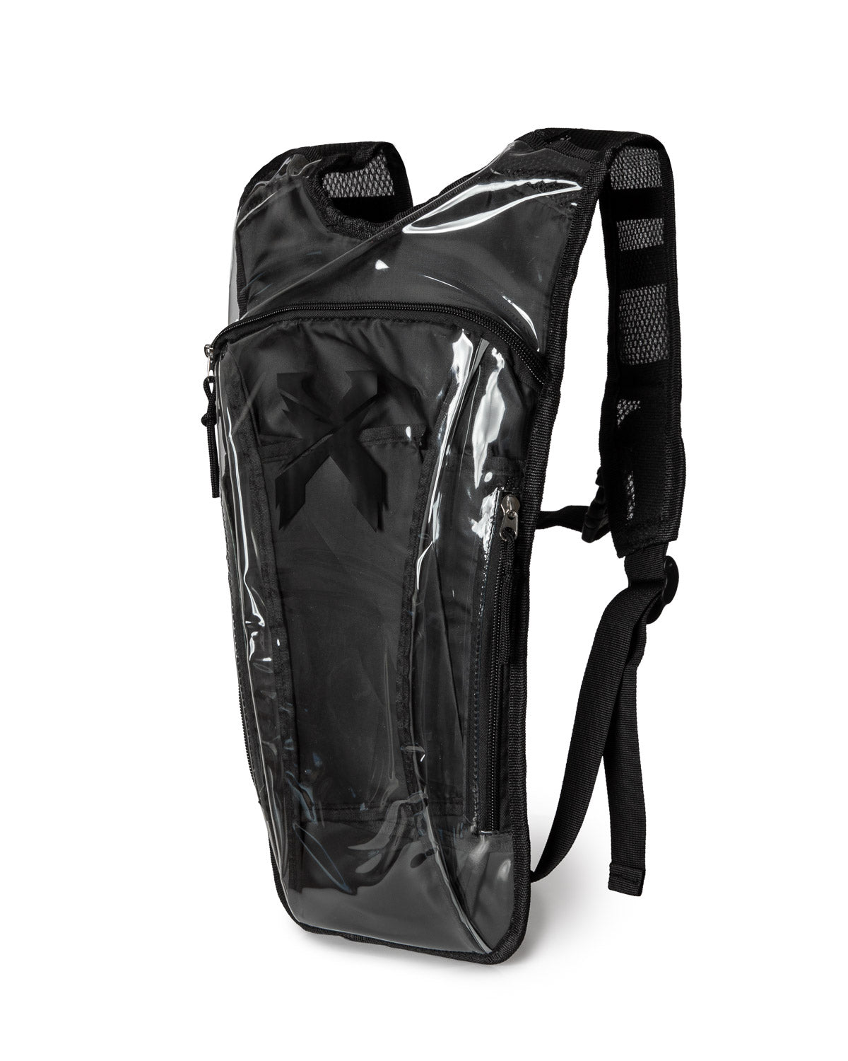 Sliced Logo Hydration Pack (Black/Clear) - Excision