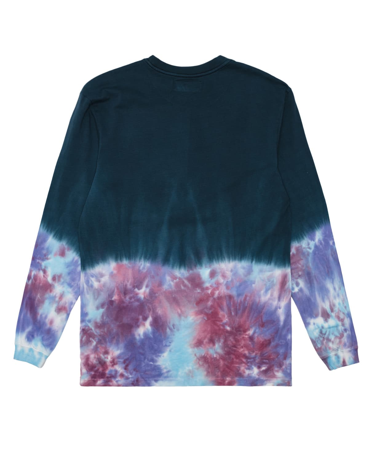 Sliced Logo Split Tie Dye Long Sleeve Tee (Slate Blue/Tie Dye) - Excision