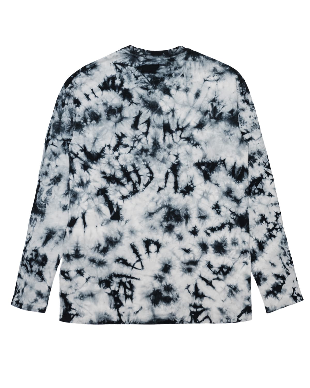Sliced Logo Tie Dye Long Sleeve Tee (Black/White) - Excision