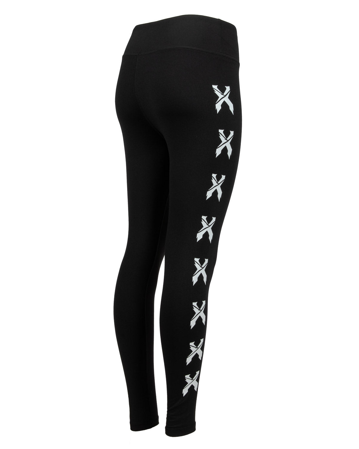 'Sliced' Logo Leggings - Black/White - Excision