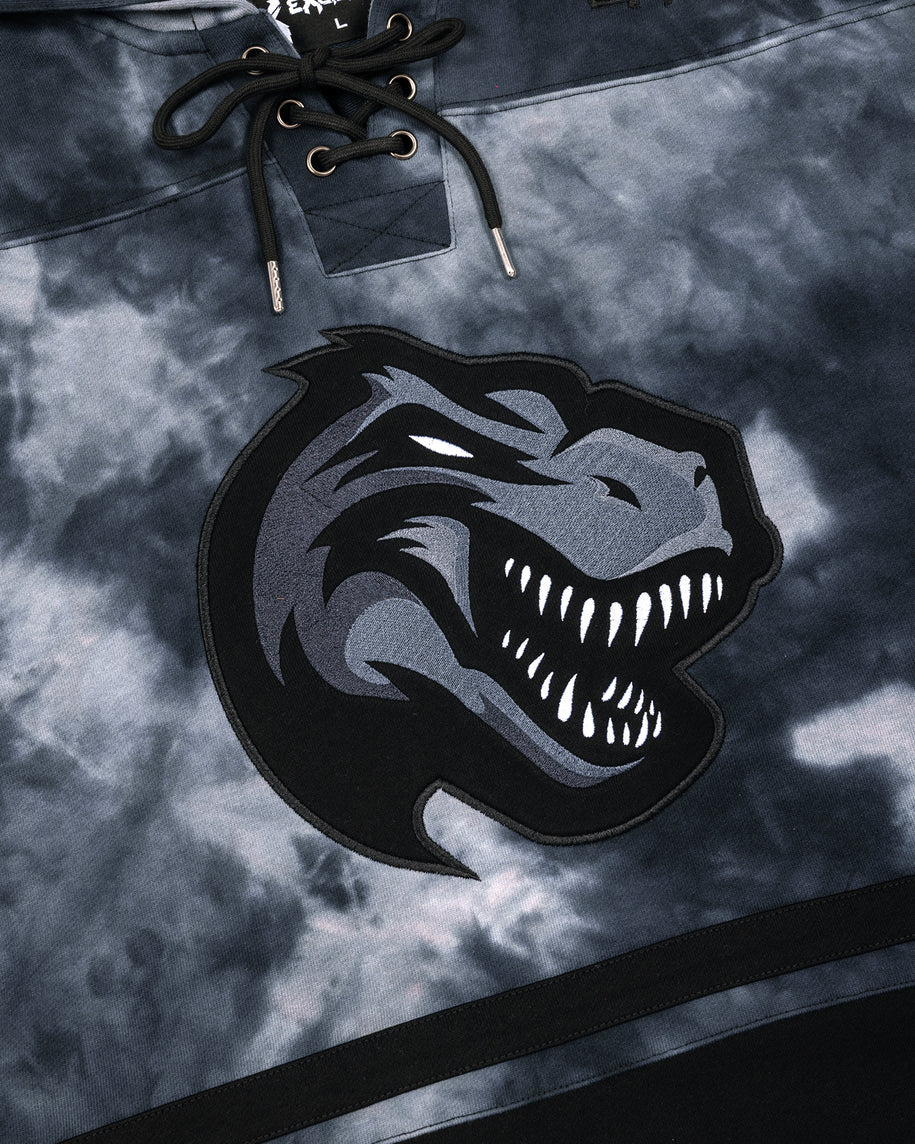 Black Tie Dye Lacer Hoodie - Excision