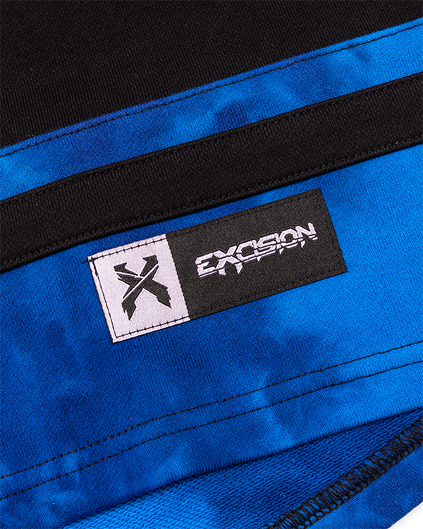 Blue Tie Dye Lacer Hoodie - Excision