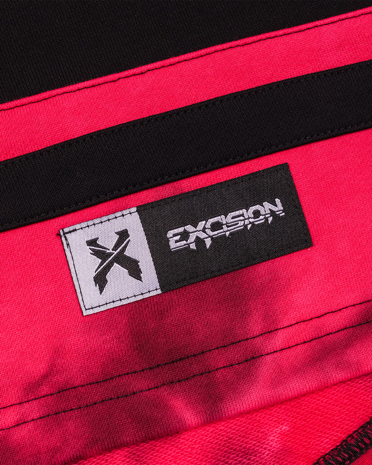 Pink Tie Dye Lacer Hoodie - Excision