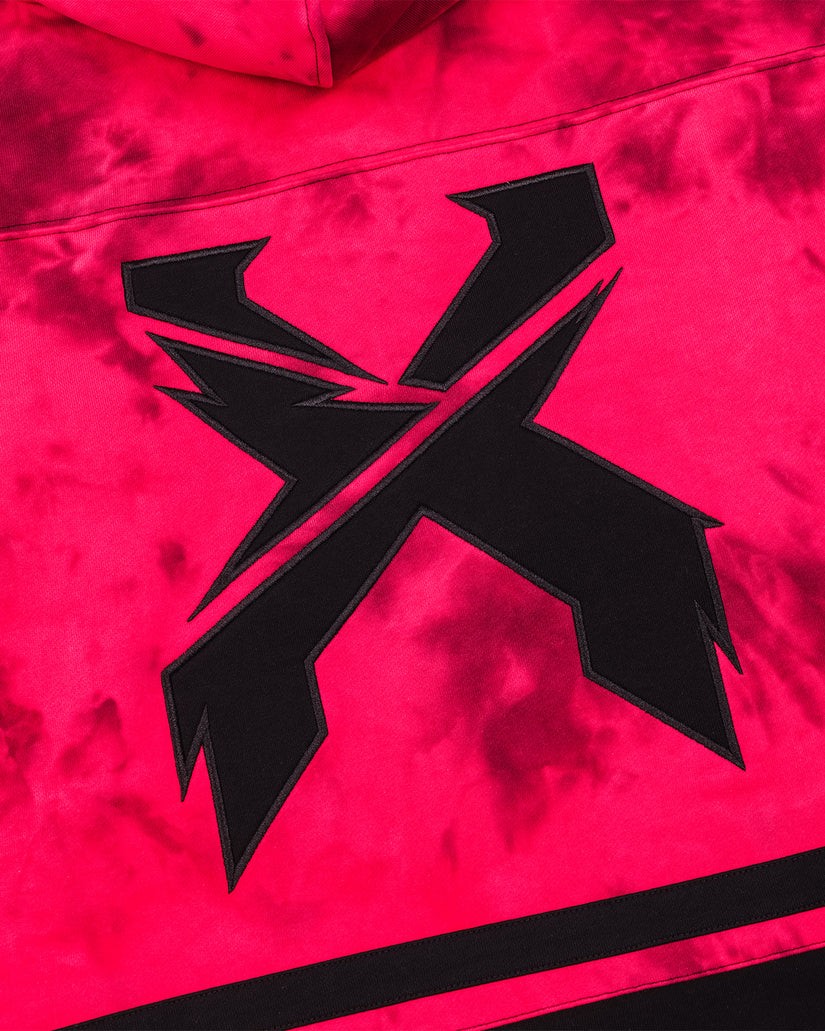 Pink Tie Dye Lacer Hoodie - Excision
