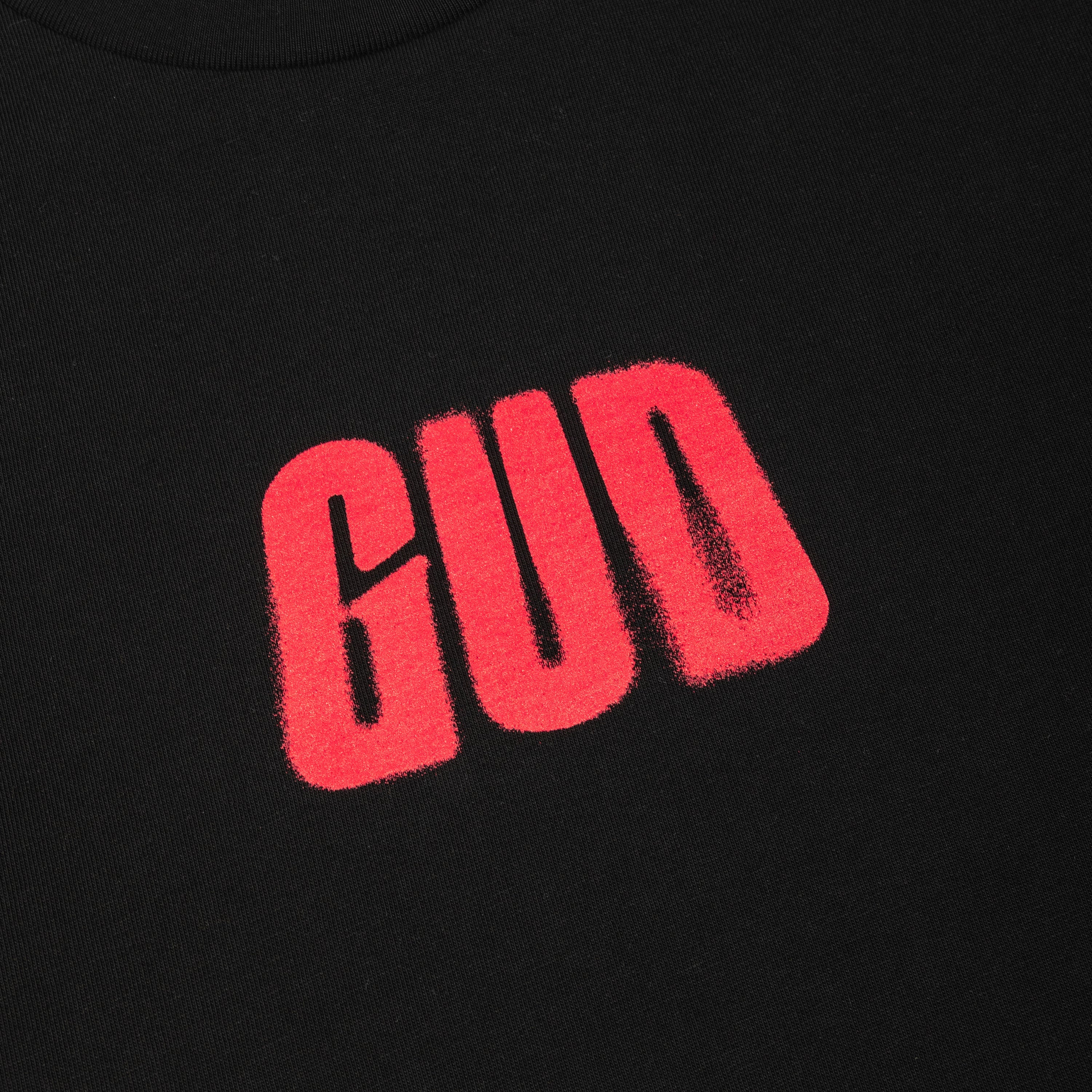 GUD VIBRATIONS GRAFFITI TEE - BLACK - Slander Merchandise