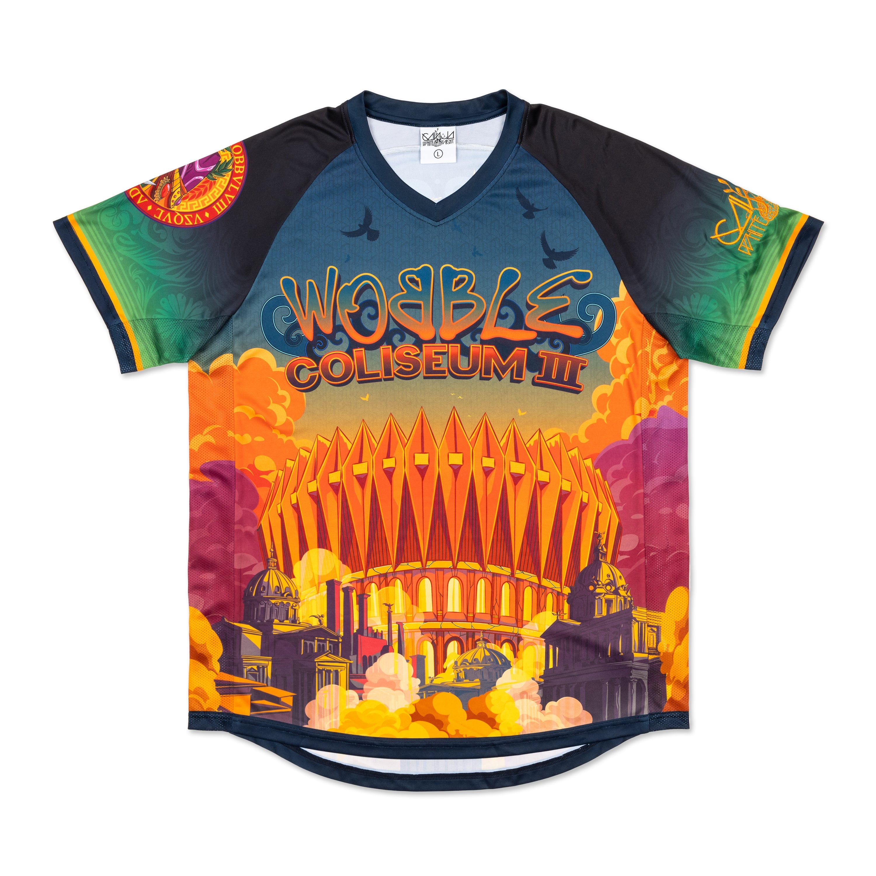 Ganja White Night Wobble Coliseum III Soccer Jersey Soccer Jersey Wobble Coliseum III Soccer Jersey - S