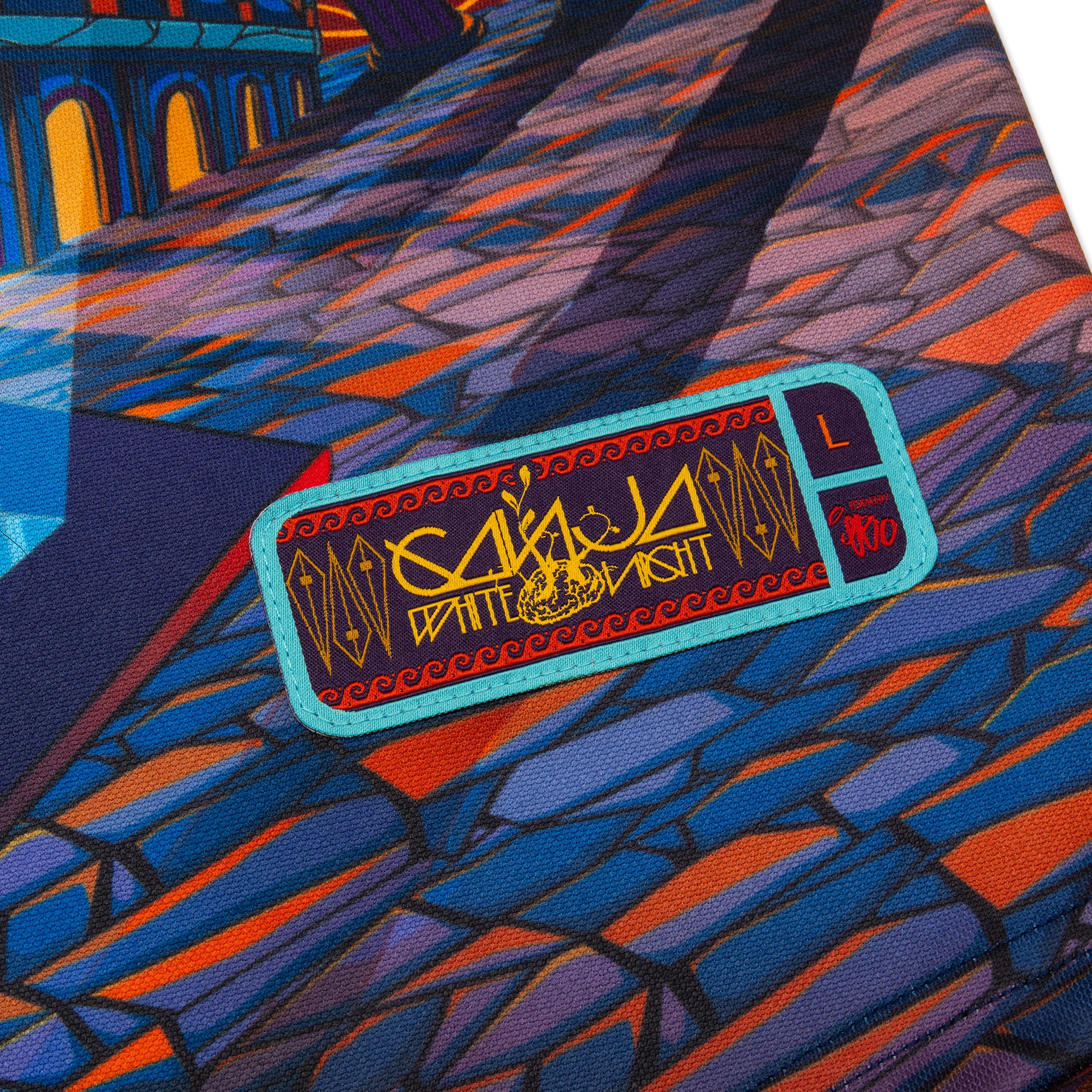 Ganja White Night Wobble Coliseum III Baseball Jersey Baseball Jersey Wobble Coliseum III Baseball Jersey - S