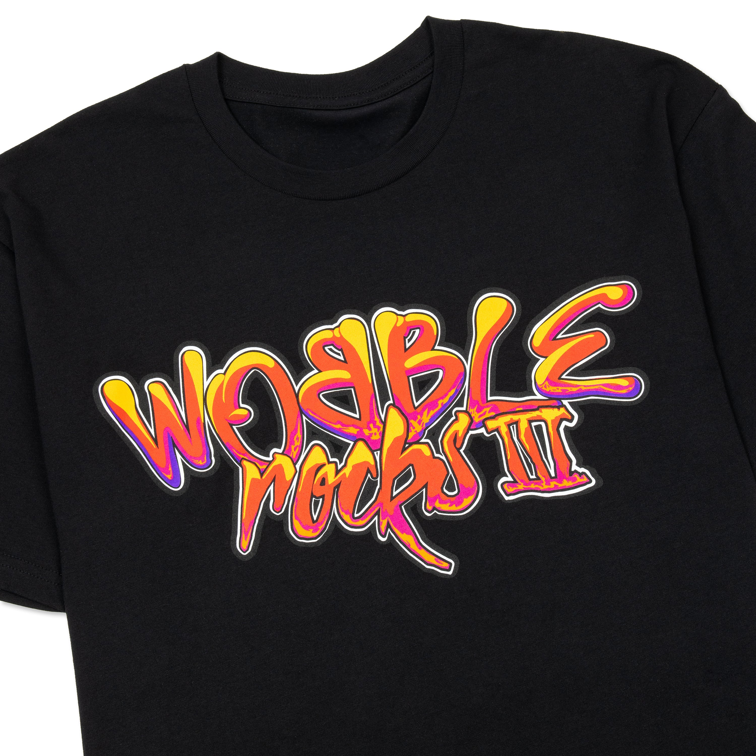 Ganja White Night Wobble Rocks III Print Tee tee Wobble Rocks III Print Tee - S