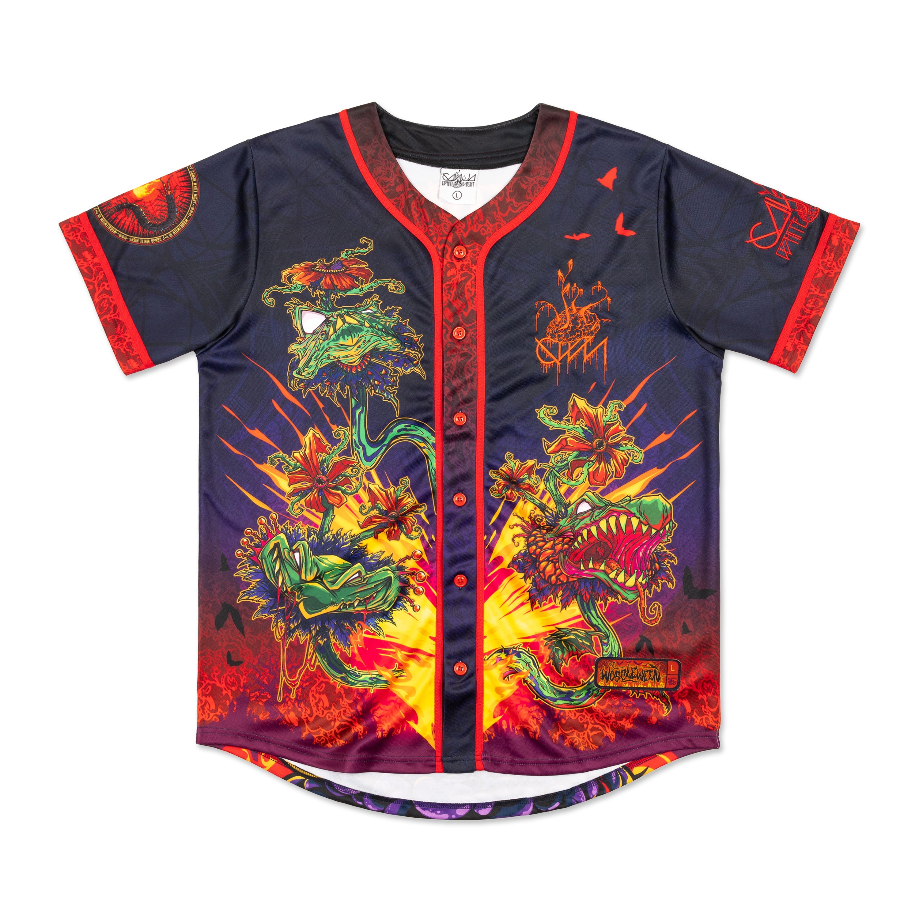 Ganja White Night Wobbleween III Baseball Jersey Baseball Jersey Wobbleween III Baseball Jersey - S
