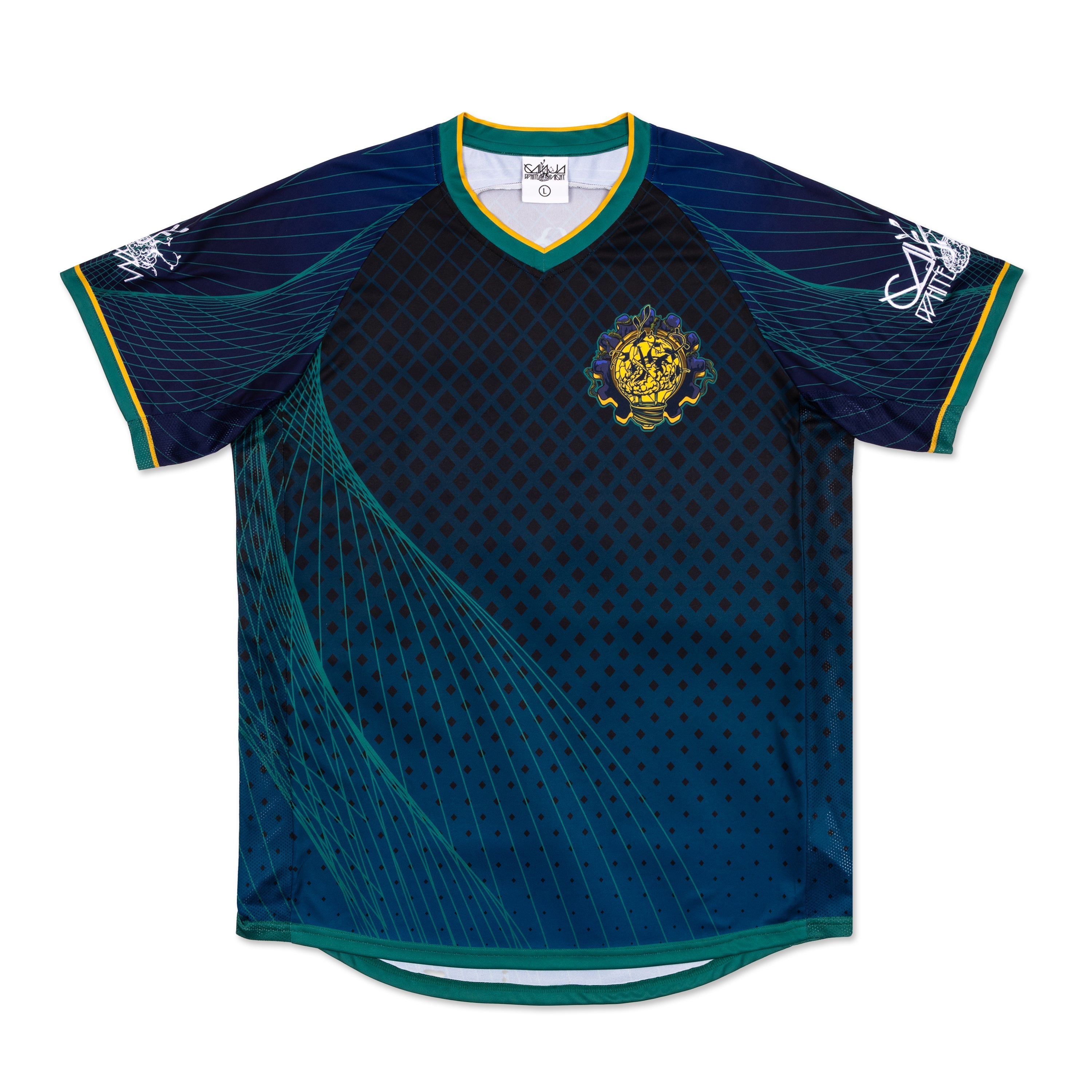 Ganja White Night Bassline 2.0 Soccer Jersey Soccer Jersey Bassline 2.0 Soccer Jersey - S