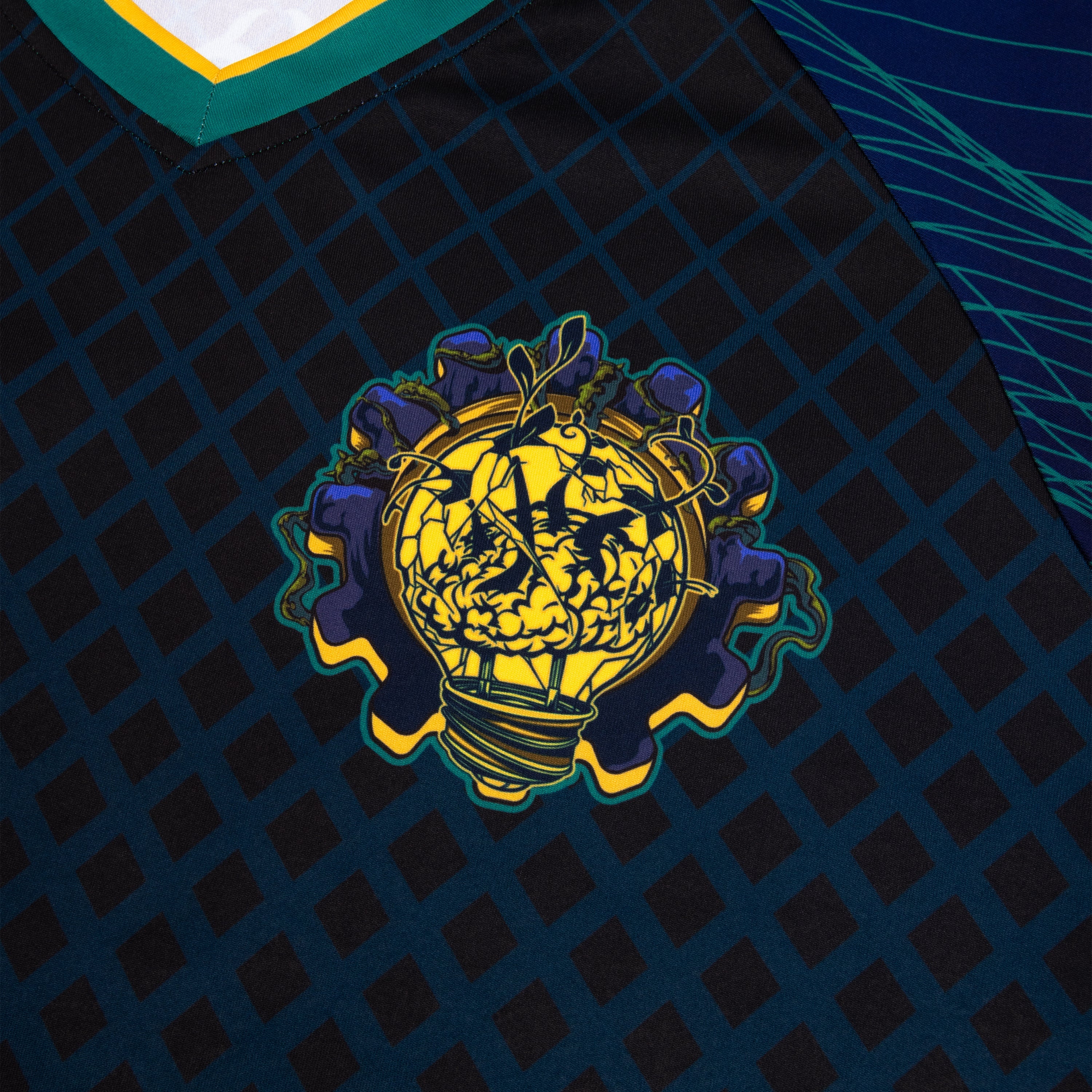 Ganja White Night Bassline 2.0 Soccer Jersey Soccer Jersey Bassline 2.0 Soccer Jersey - S