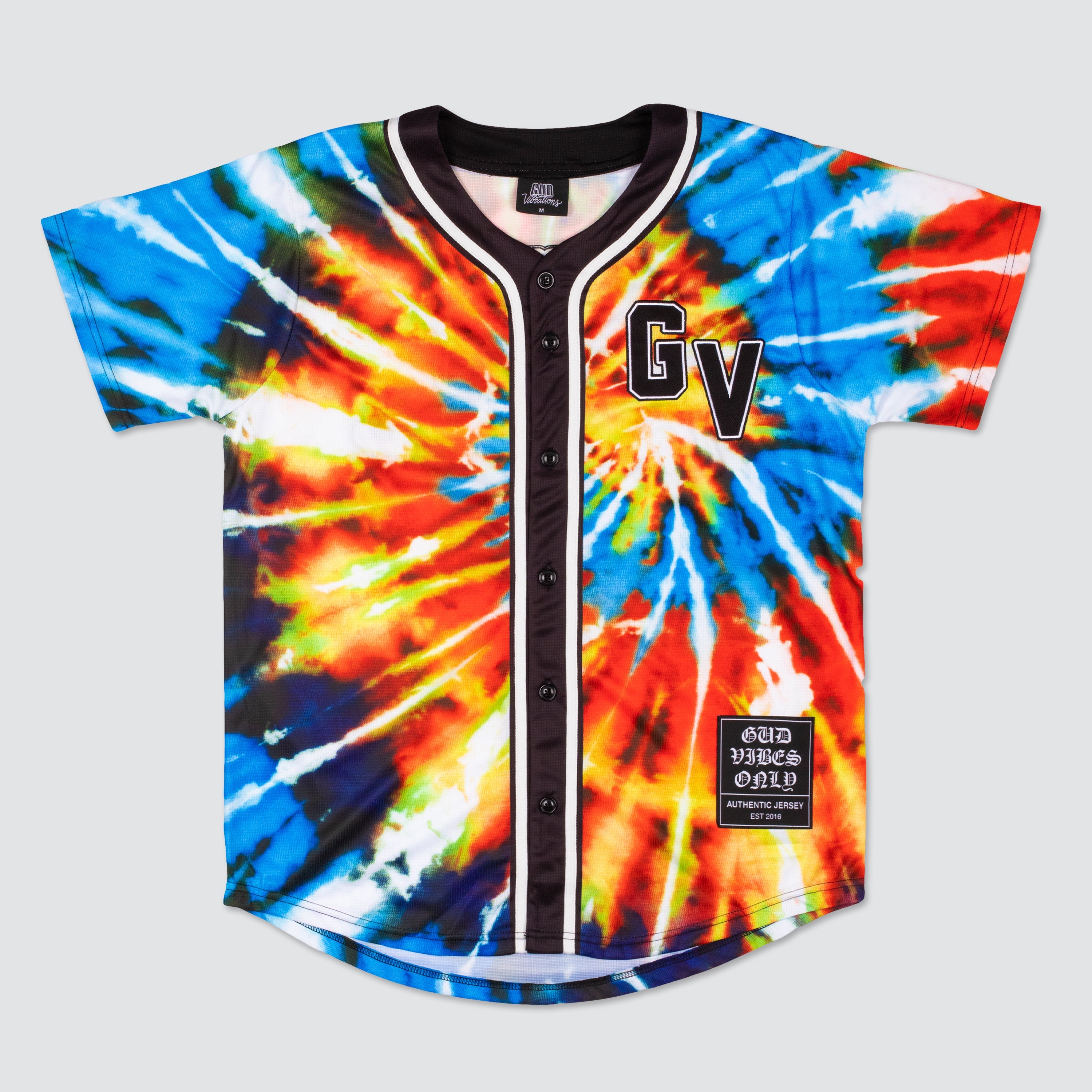 GUD VIBRATIONS TIE-DYE JERSEY - Slander Merchandise