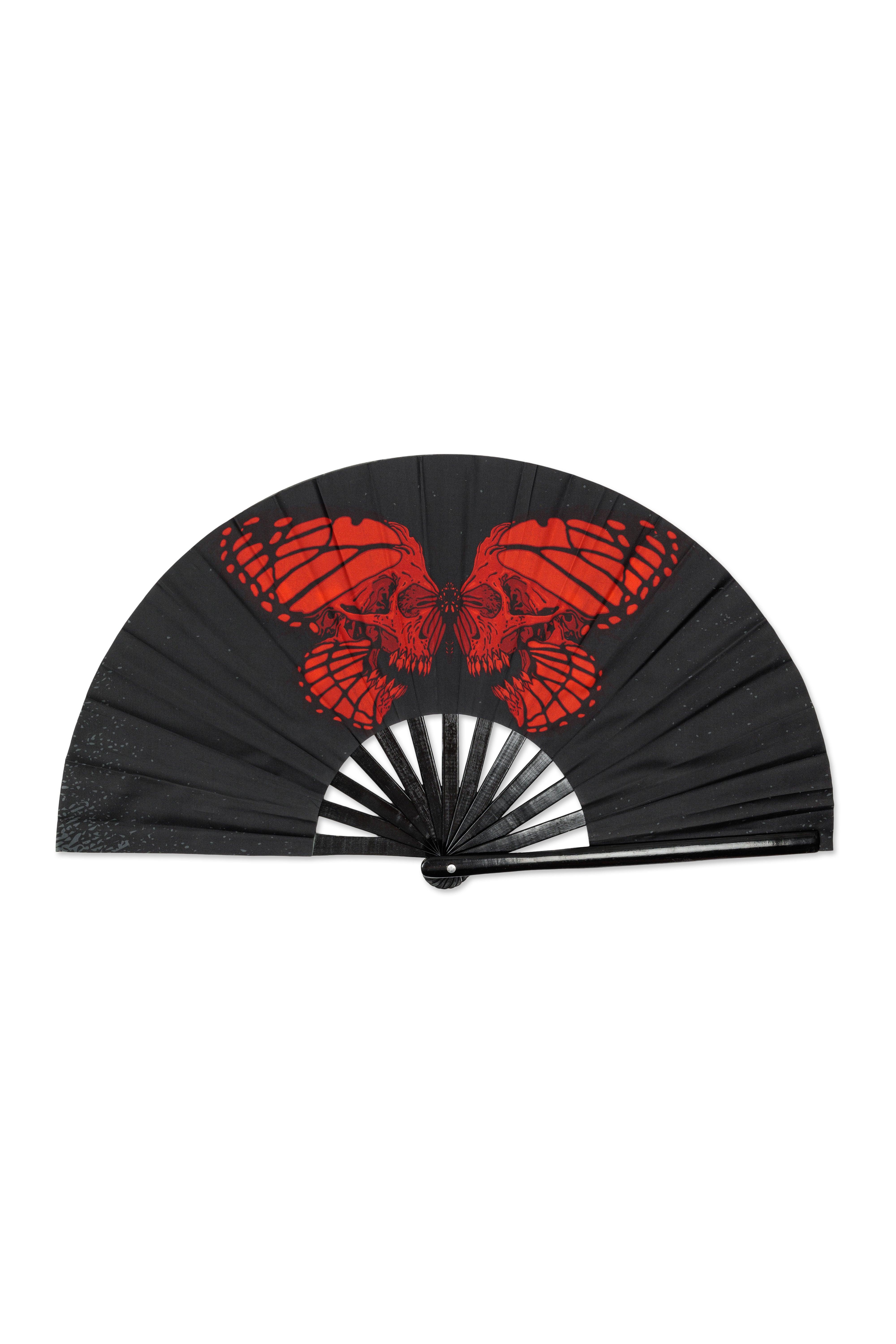 Kai Wachi - Morphosia Hand Fan (Black)