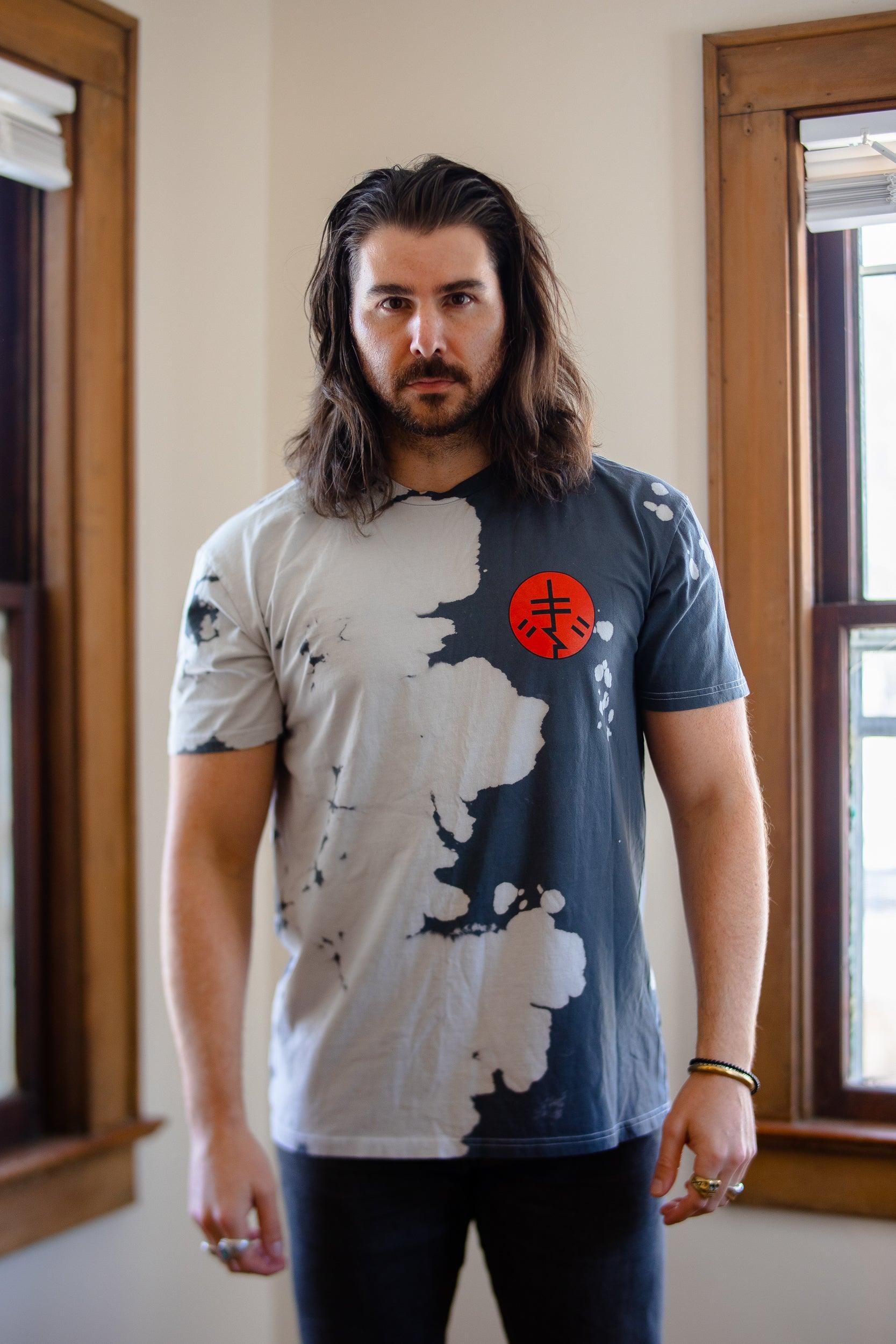 BTSM - Red / Grey Dye Tee