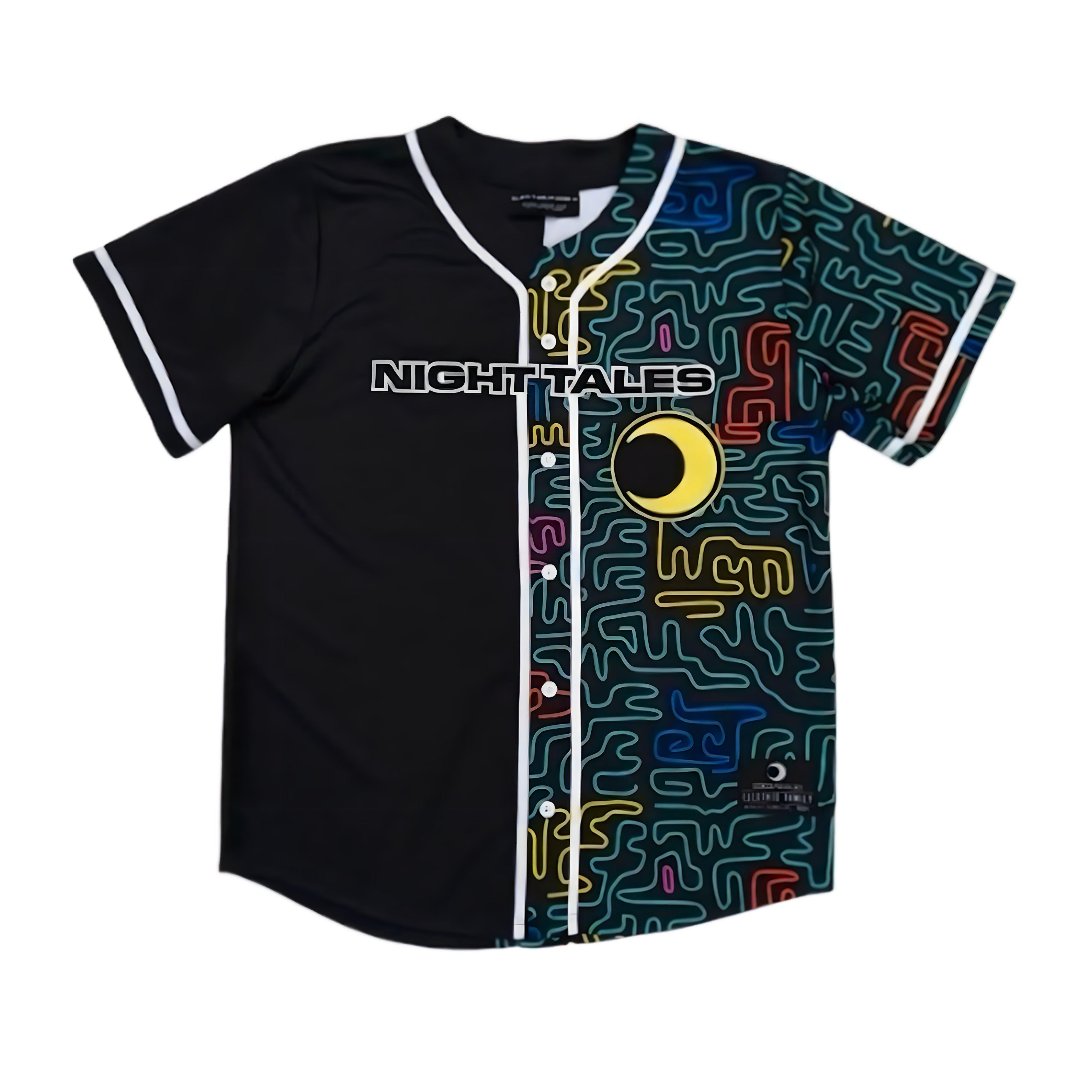 Electric Family EF x Night Tales Jersey - Baseball Jersey EF x Night Tales Jersey - S